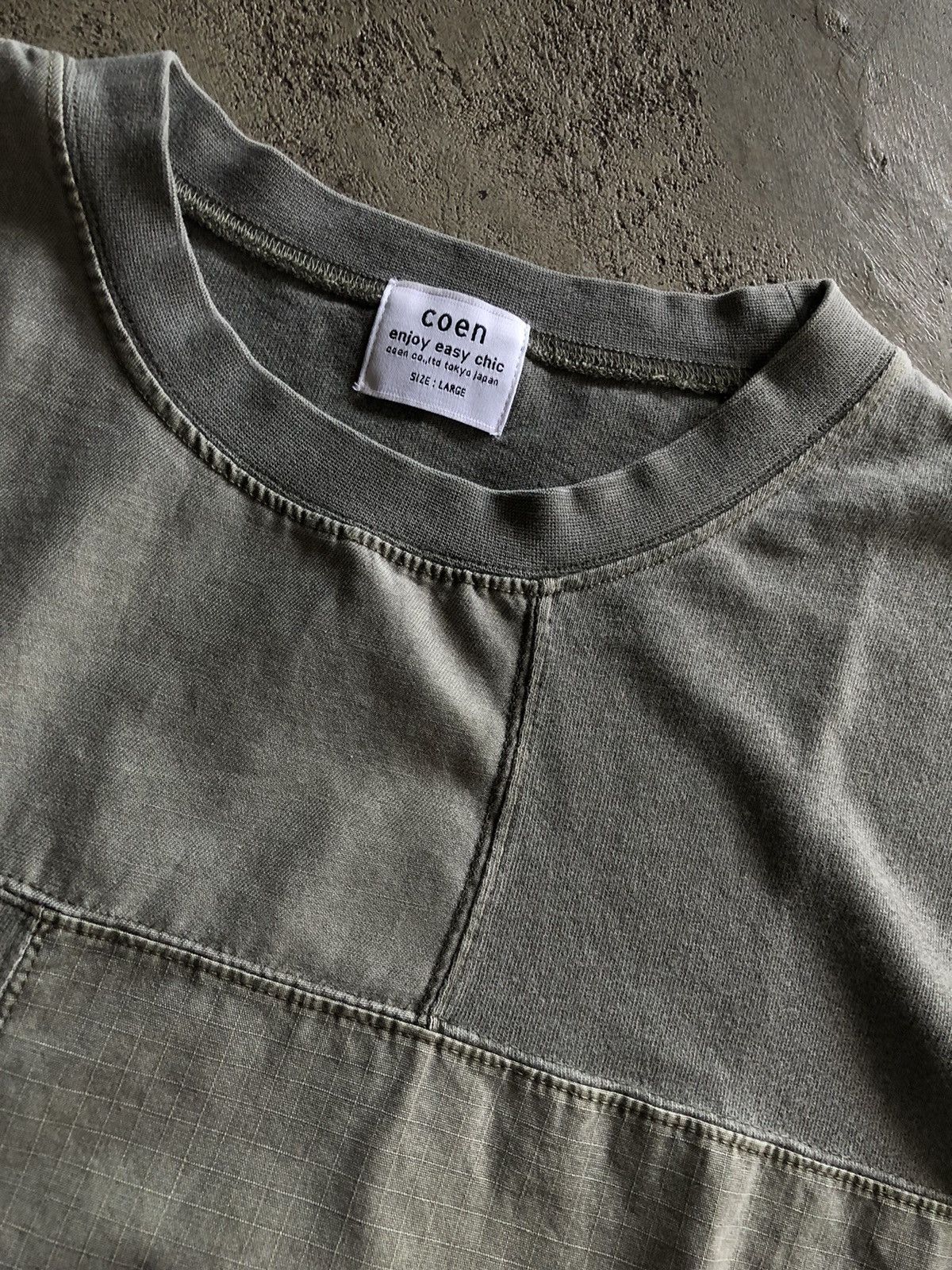 If Six Was Nine × Japanese Brand × Le Grande Bleu (L.G.B.) JAPANESE COEN PATCHWORK STYLE Size US L / EU 52-54 / 3 - 4 Thumbnail