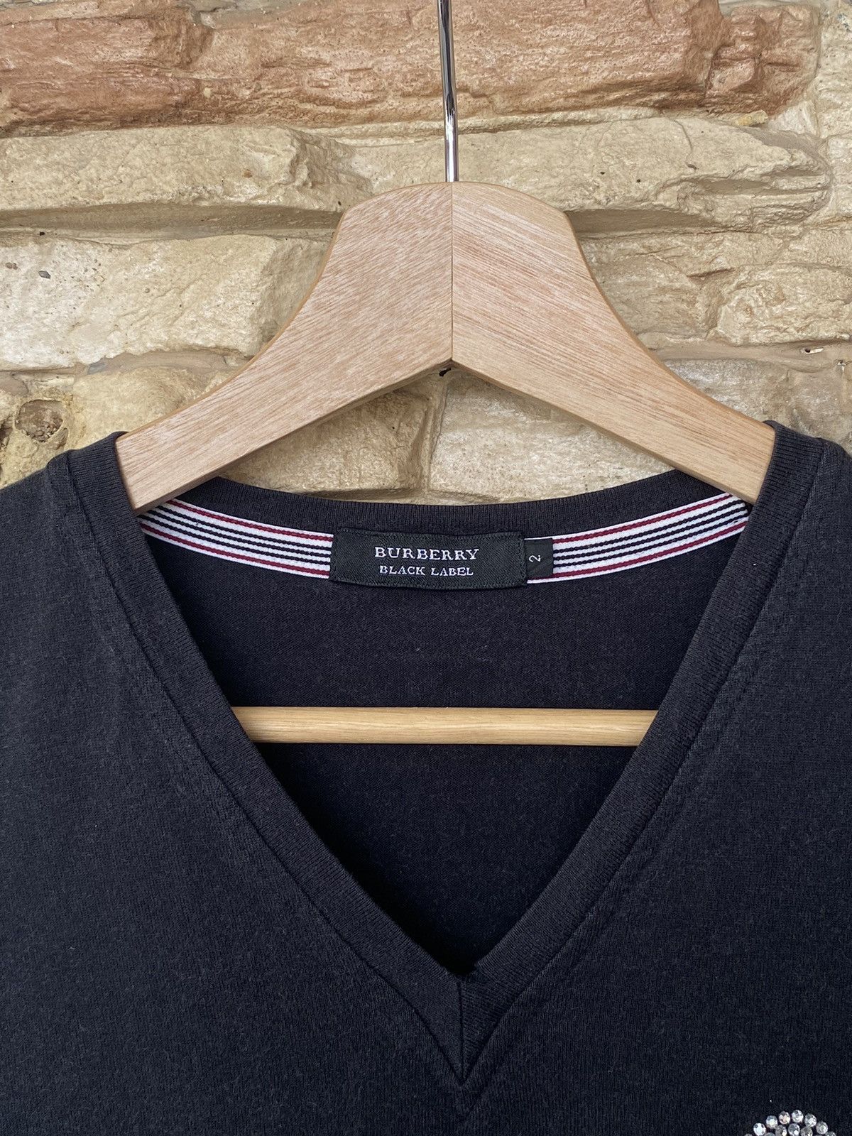 Vintage Rare Vintage Burberry Black Label V Neck Women Tees Size S / US 4 / IT 40 - 6 Thumbnail