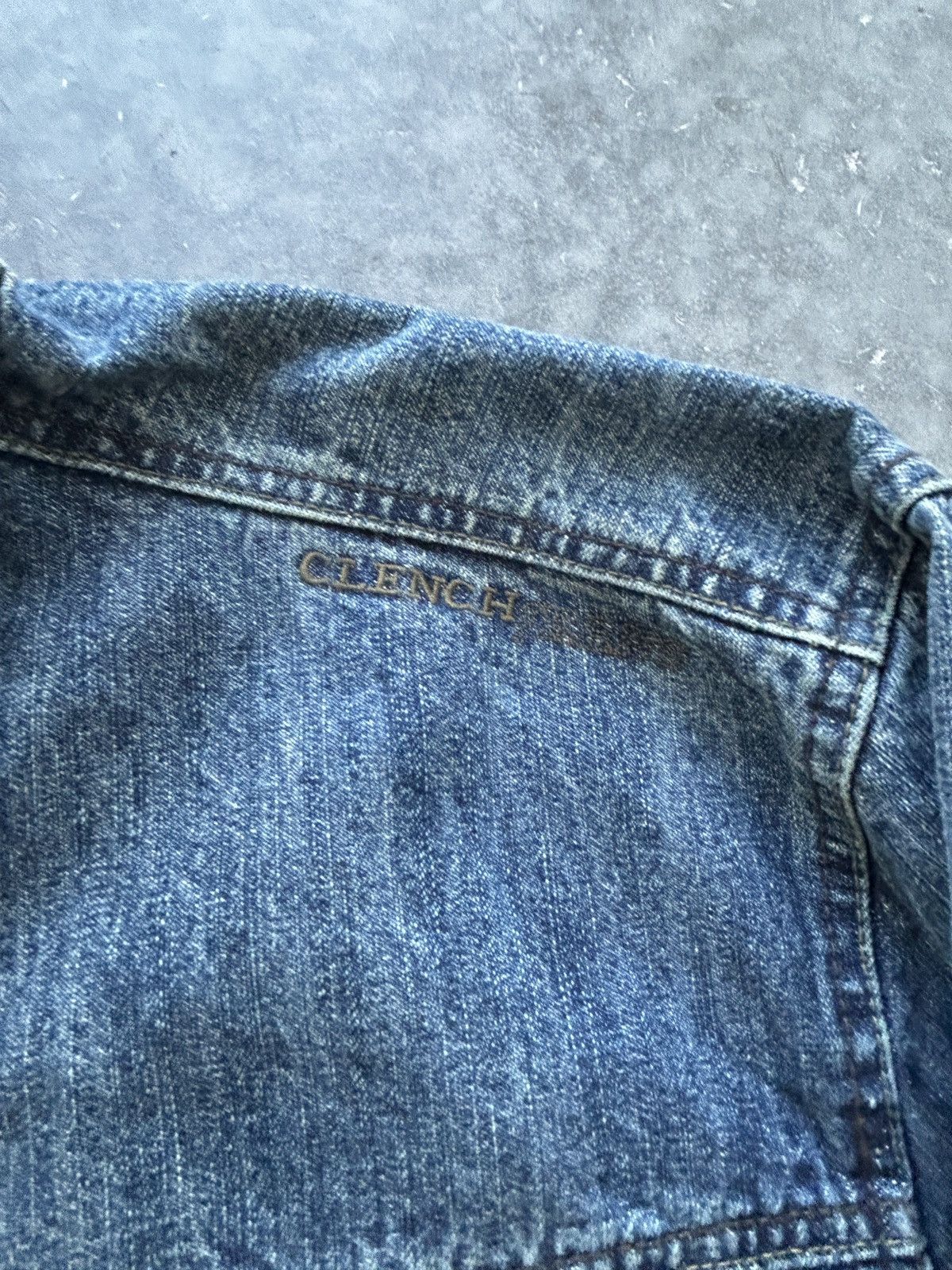 Clench Vintage Y2K Clench Jeans Denim Jacket Size US XL / EU 56 / 4 - 4 Thumbnail