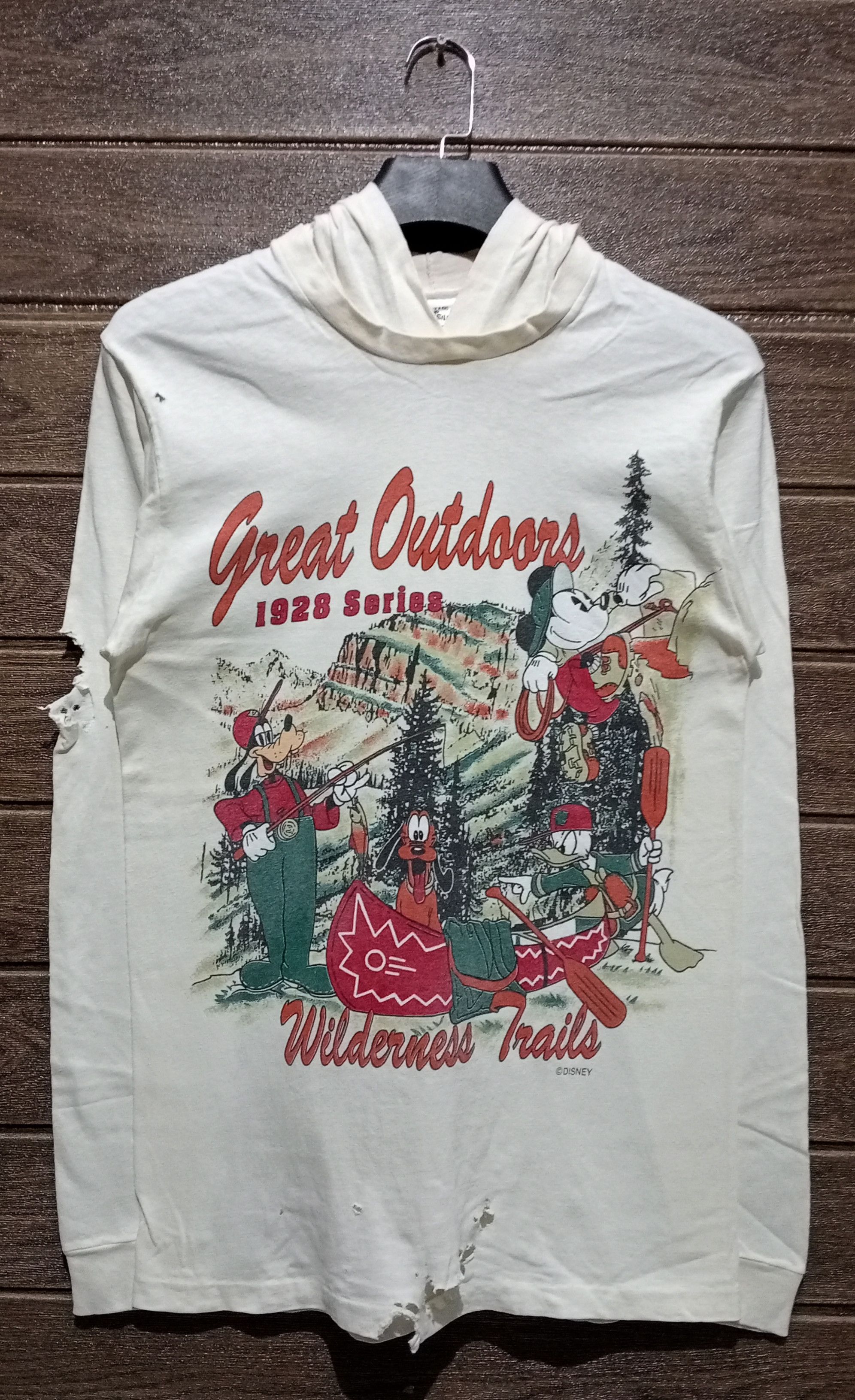 VTG '90s Distressed The Disney Store L/S Tshirt Hoodie