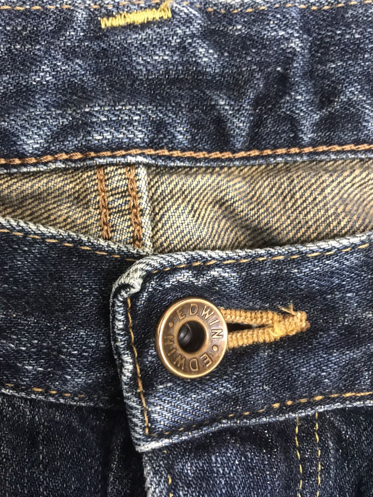 Edwin EDWIN 505z Short Mud Wash Rusty Selvedge Jeans Size US 35 - 6 Thumbnail