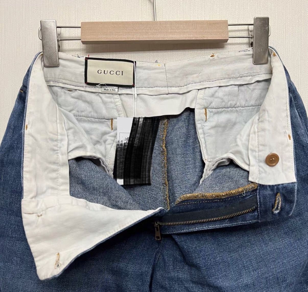 Gucci Gucci Embroidered Logo Jeans J42 Size 25" / US 0 / IT 36 - 4 Thumbnail