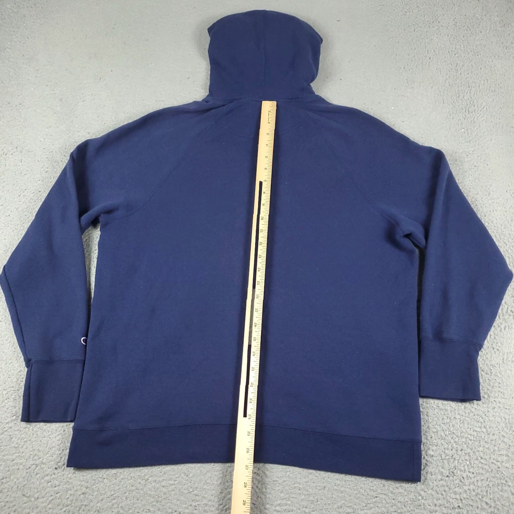 Champion Champion Hoodie Womens XL Blue Cotton Blend Pullover Sweatshirt Size XL / US 12-14 / IT 48-50 - 6 Thumbnail