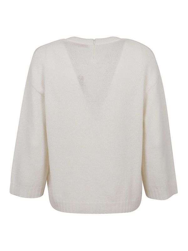 Valentino o1y0326 Sweater in Ivory Size S / US 4 / IT 40 - 2 Thumbnail