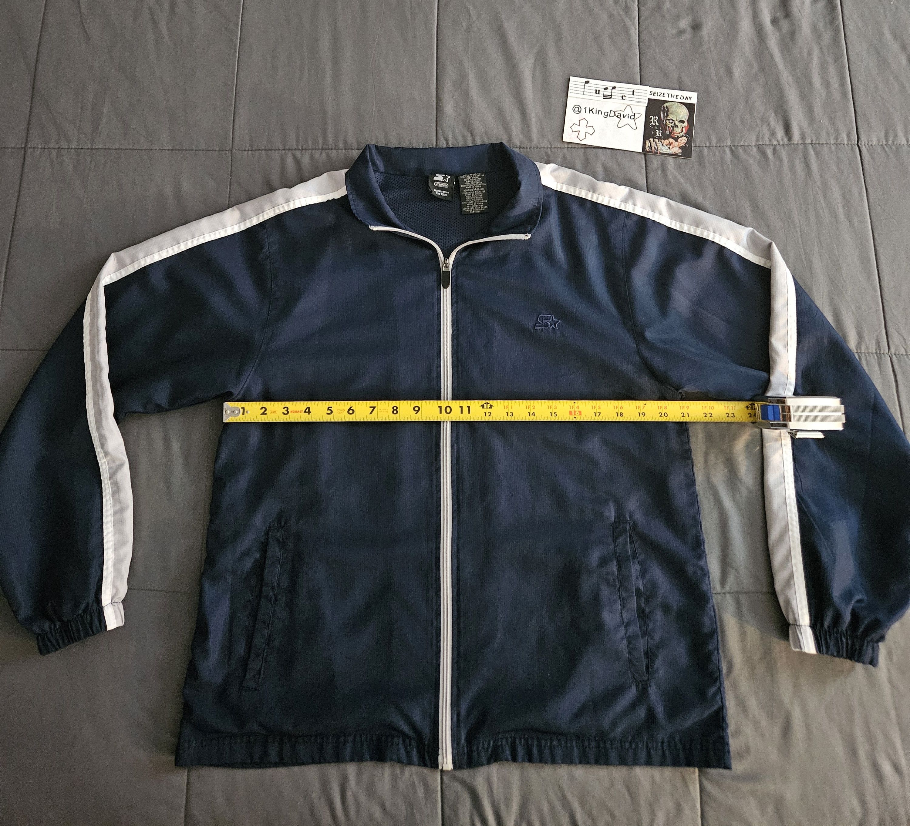Starter Starter Navy Windbreaker Size US M / EU 48-50 / 2 - 6 Thumbnail