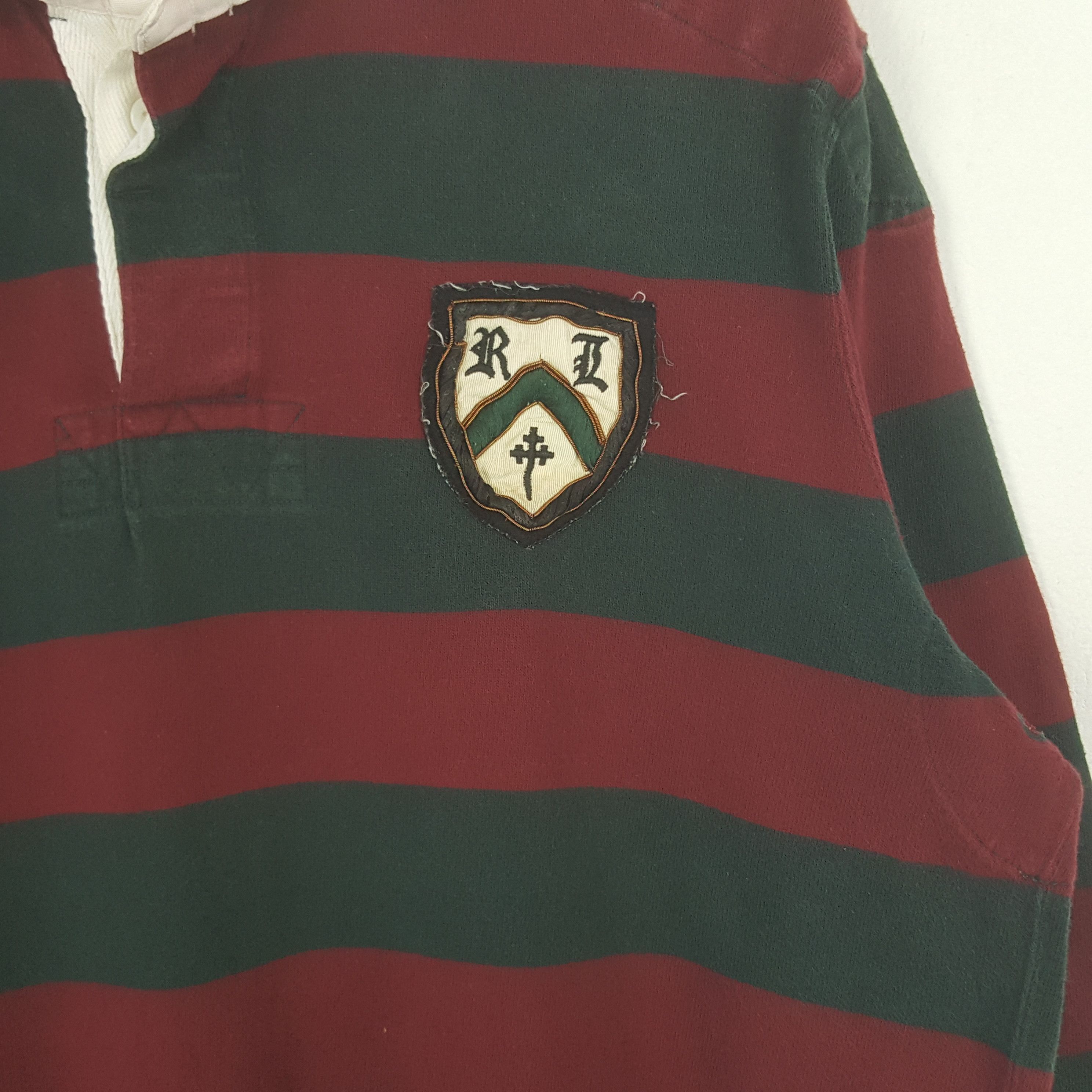 Polo Ralph Lauren Vintage Polo Ralph Lauren American Strips Polos RR18 Size US XL / EU 56 / 4 - 2 Thumbnail