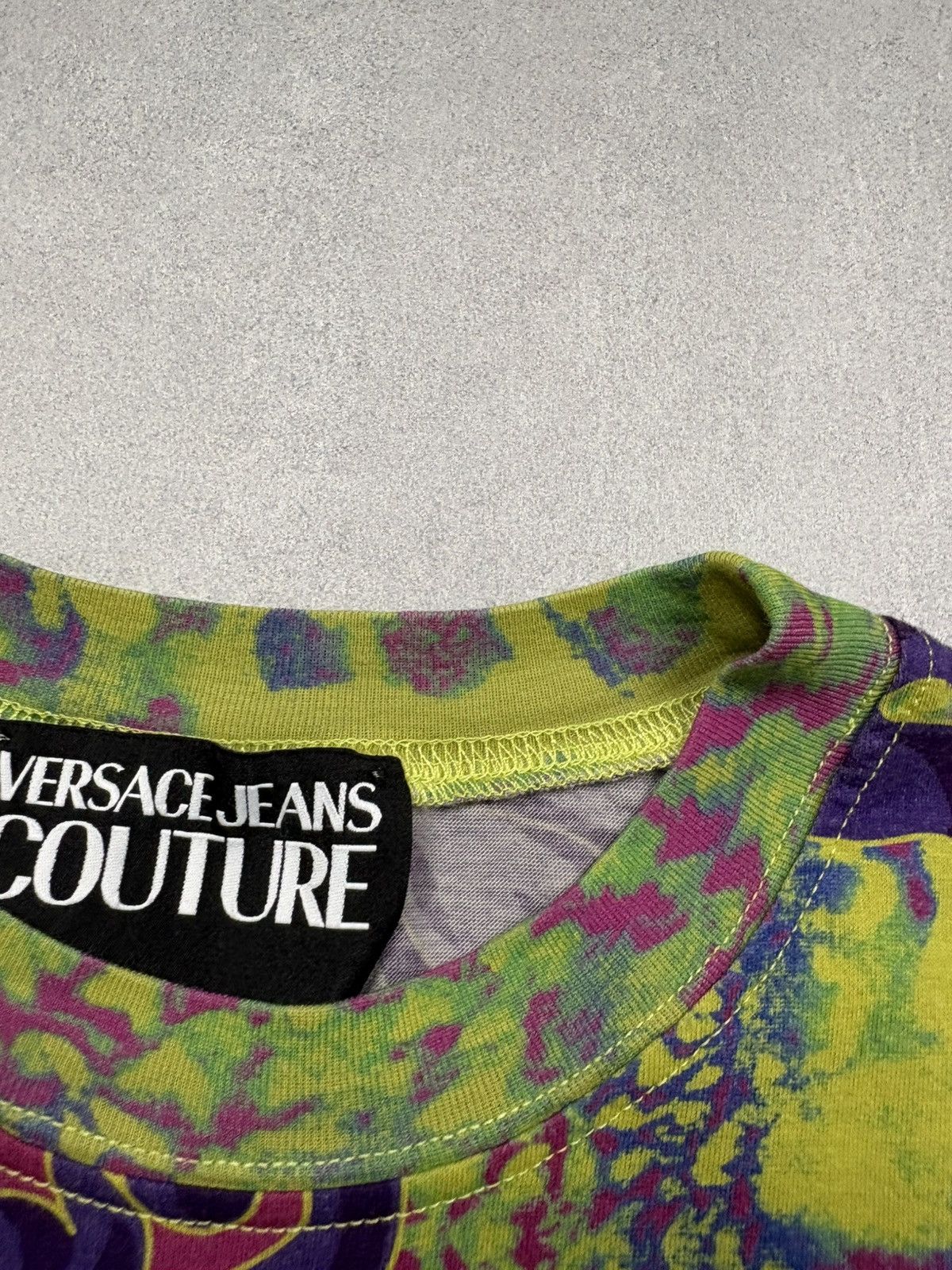 Versace Versace Jeans Couture All-Over Baroque Psychedelic T-Shirt M Size M / US 6-8 / IT 42-44 - 12 Thumbnail