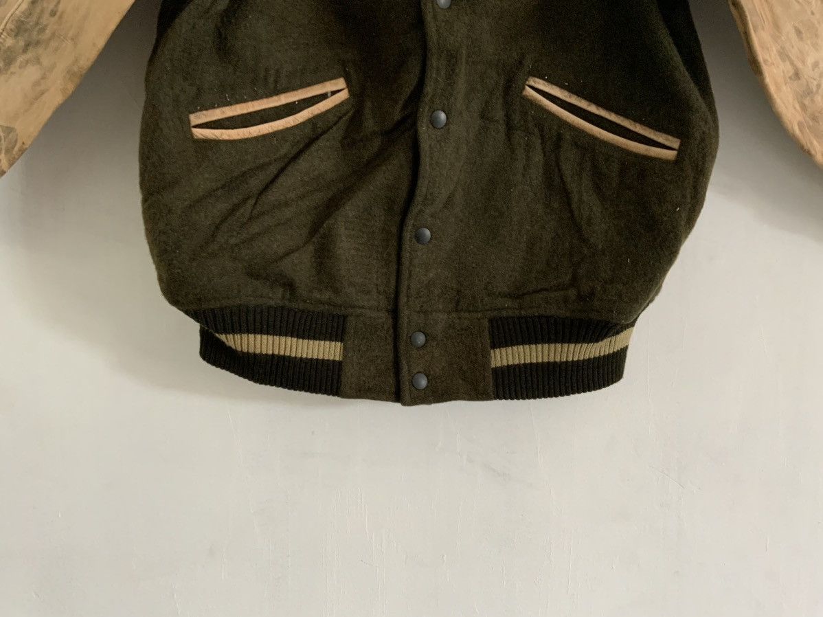 Genuine Leather Vintage Silk Road Wool Leather Rusty Varsity Jacket Size US M / EU 48-50 / 2 - 6 Thumbnail
