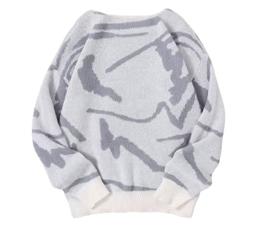 Other Streetwear Popular Graffiti Sweater Jacquard Knitwear Size US M / EU 48-50 / 2 - 2 Thumbnail