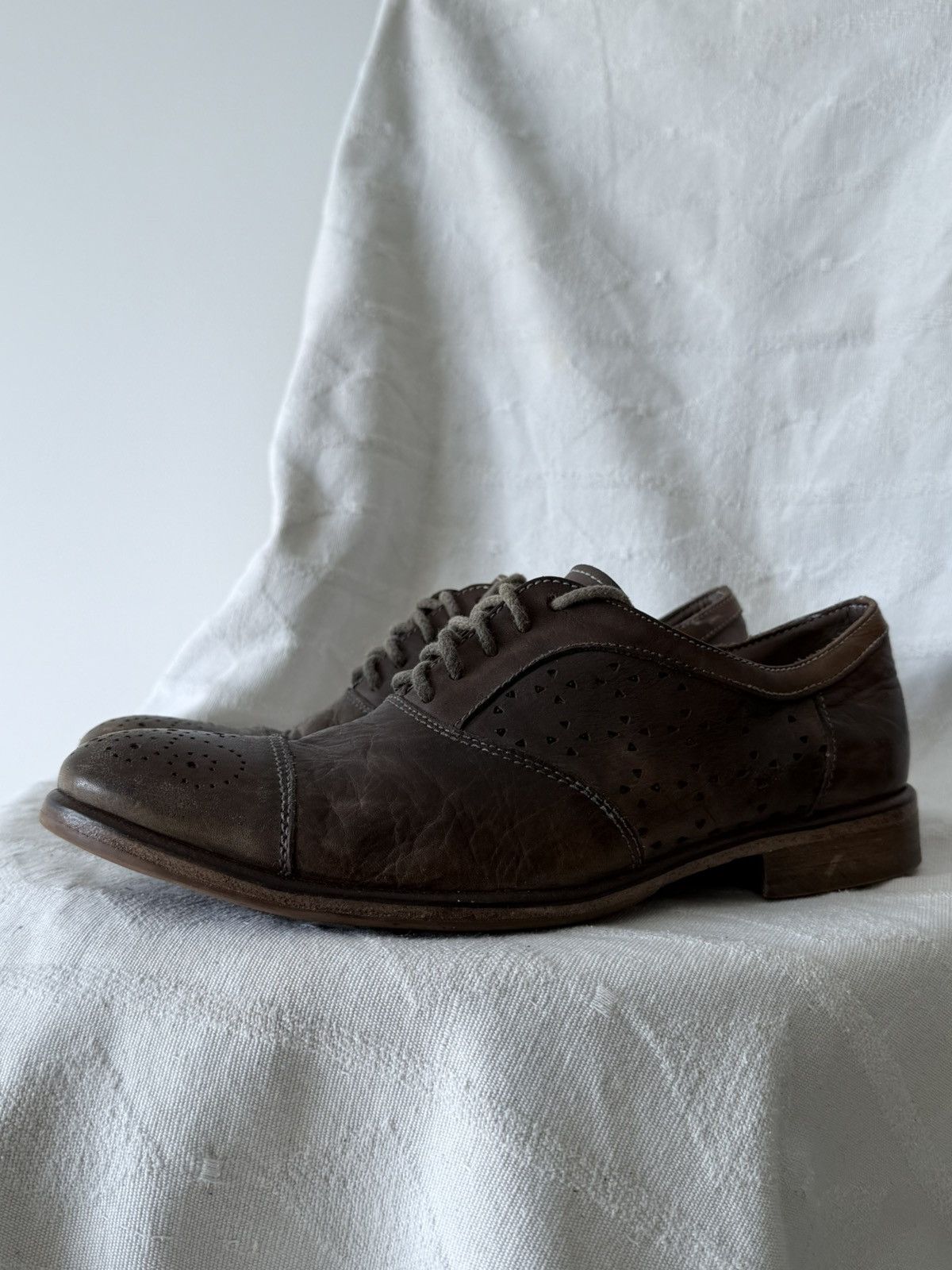 A.S.98 Avant Garde Guidi A.S. 98 Style Distressed Leather Shoes Size US 9 / EU 42 - 2 Thumbnail
