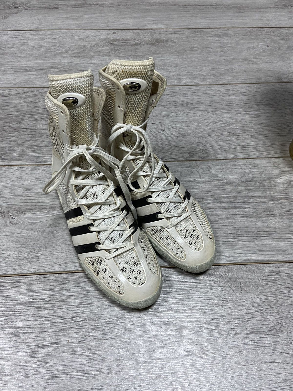 Adidas Adidas boxing high mesh sneakers boots Size US 8.5 / EU 41-42 - 4 Thumbnail