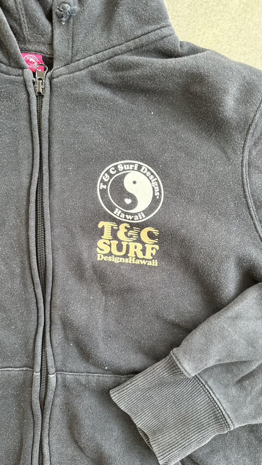 Vintage T&C SURF DESIGN HOODIE Size US M / EU 48-50 / 2 - 4 Thumbnail