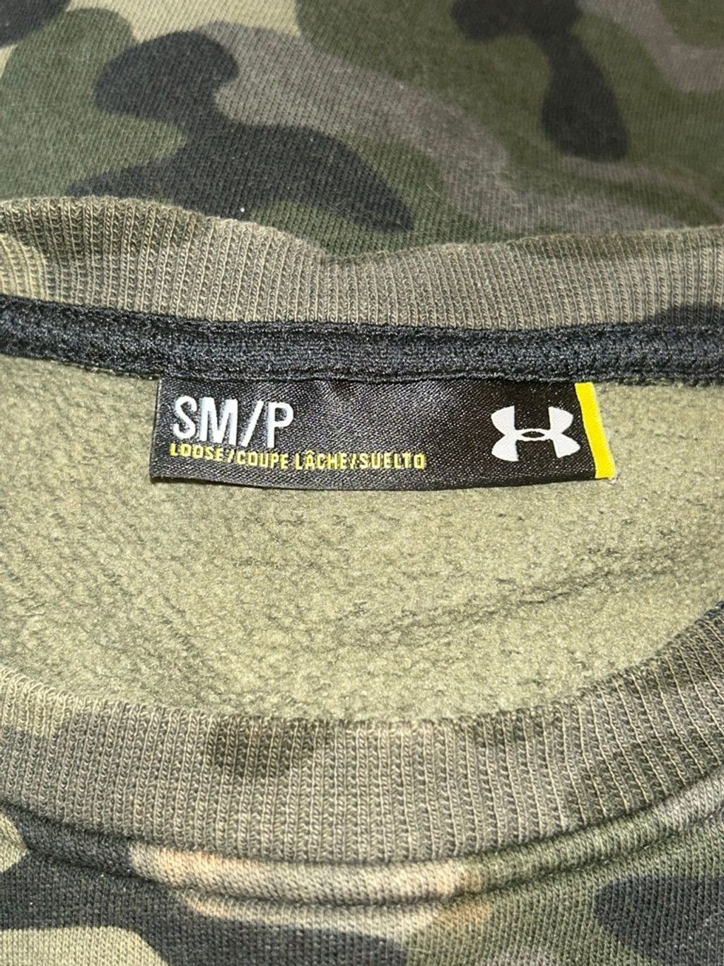 Under Armour Men's Under Armour Camo Sweatshirt S Green Size US S / EU 44-46 / 1 - 3 Thumbnail