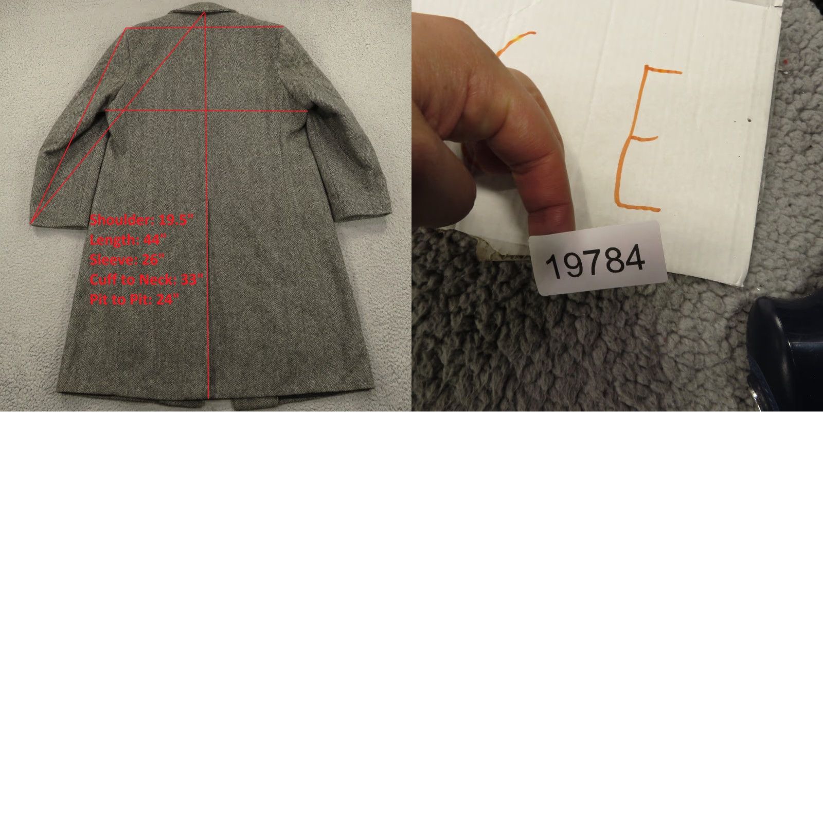 Vintage VINTAGE Tweed Coat Men 44R Herringbone Salt Pepper Wool Towne Car Driving Jacket Size US S / EU 44-46 / 1 - 10 Thumbnail