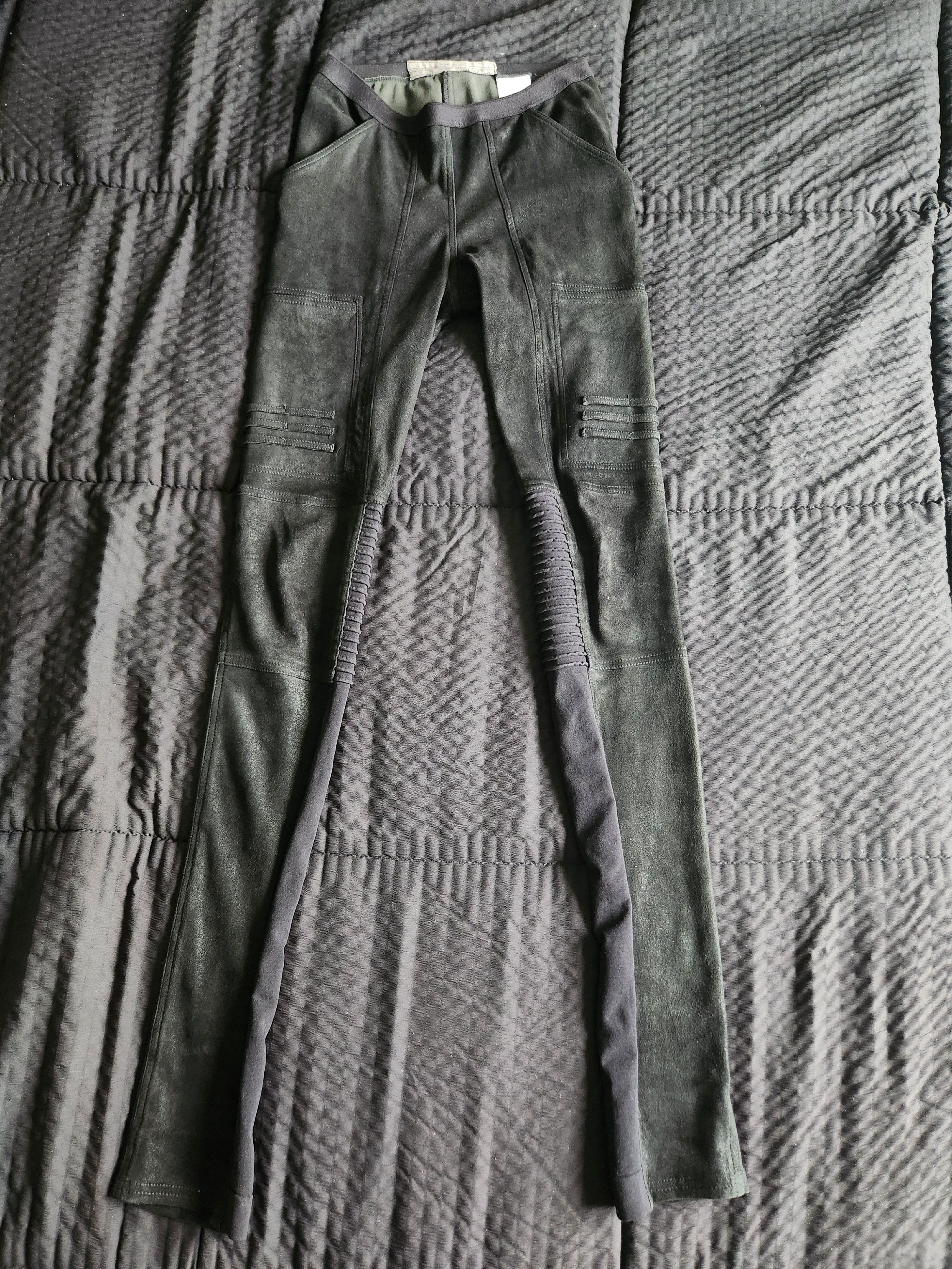 Rick Owens Sphinx F/W15 Lambskin Leather Nagakin Leggings | Grailed