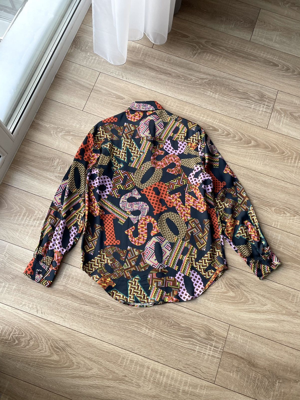 Missoni Missoni Sport Monogram Button Long Sleeve Viscose Shirt Size US M / EU 48-50 / 2 - 10 Thumbnail