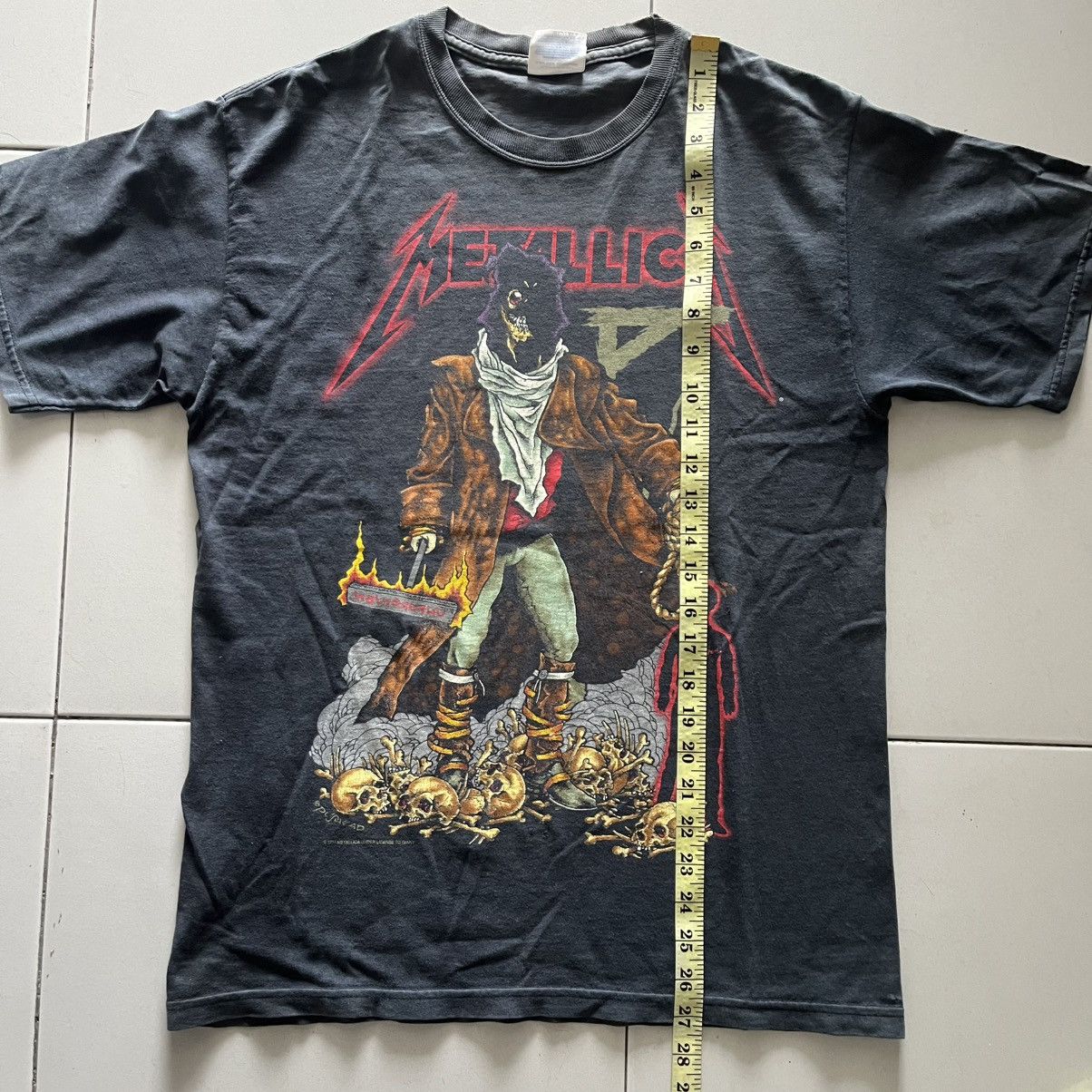 Metallica Metallica 1994 pushead unforgiven Size US M / EU 48-50 / 2 - 7 Thumbnail
