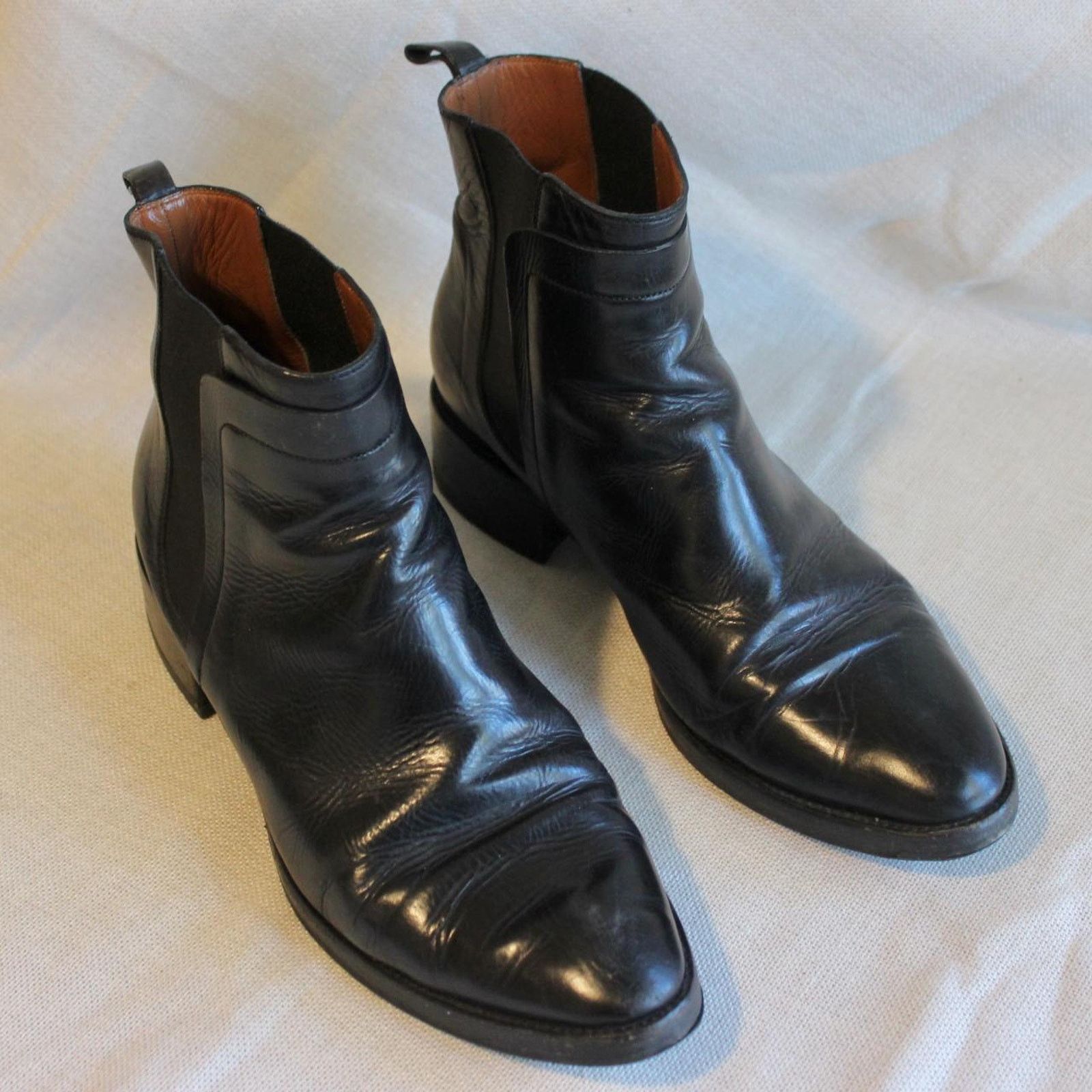 Other Black Leather Sartore Chelsea Boots (US Women's 7) Size US 7 / IT 37 - 1 Thumbnail