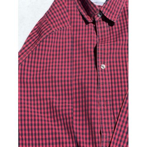 Lacoste Lacoste Mens Regular Fit Red & Black Checkered Button-Down S Size US M / EU 48-50 / 2 - 8 Thumbnail