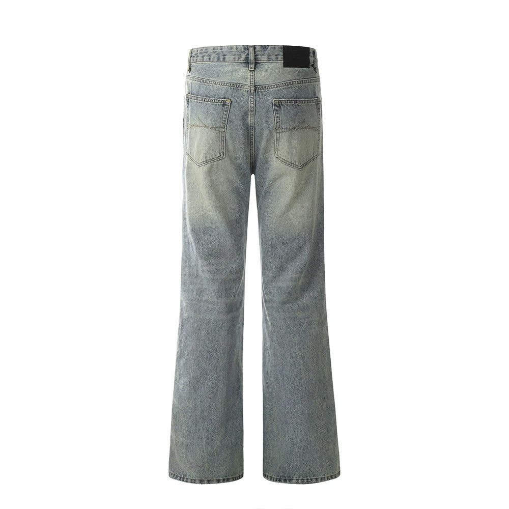 Jean Punk vintage washed distressed bootcut jeans Size US 32 / EU 48 - 2 Thumbnail