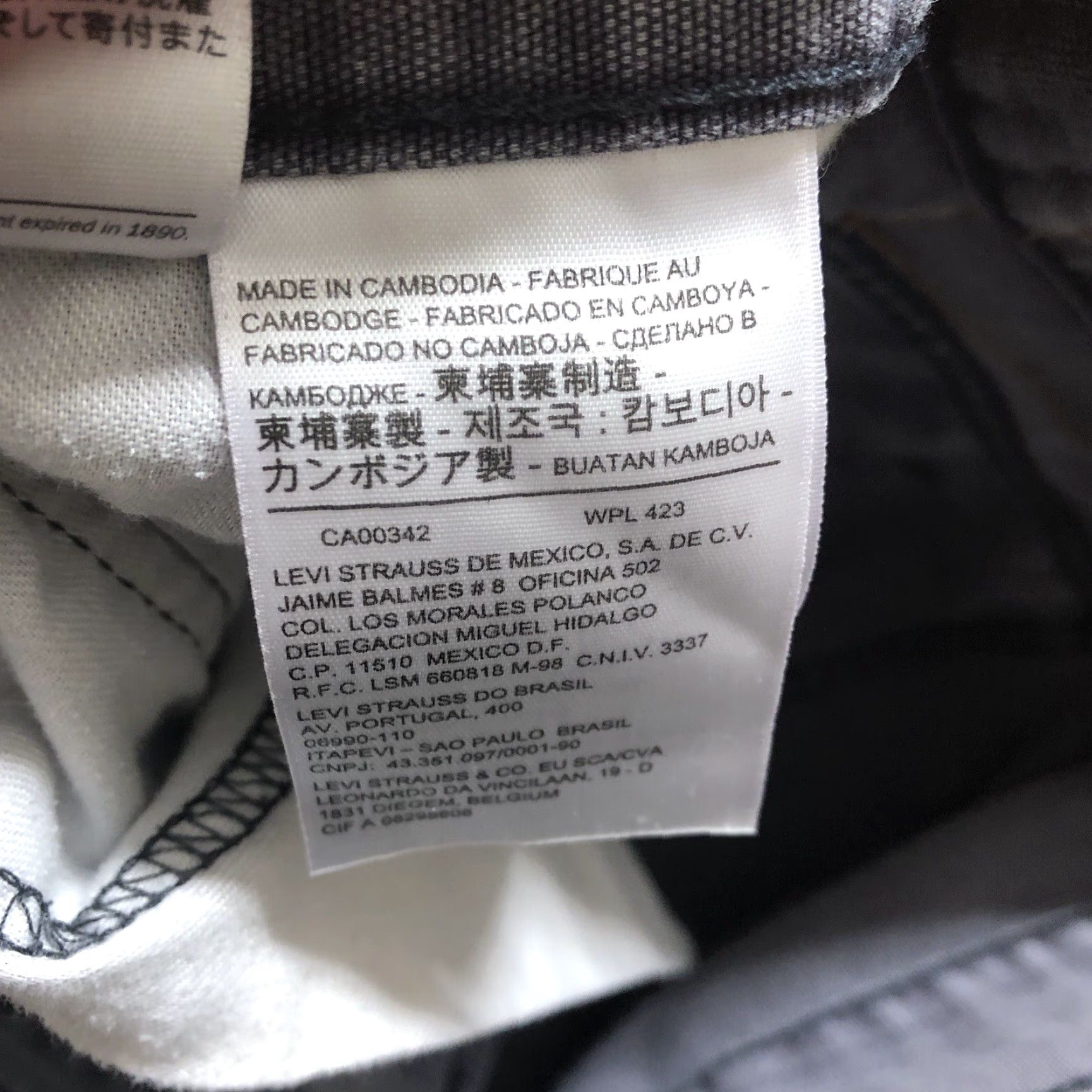 Levi's VINTAGE Levis 514 Straight Denim Gray Jeans Men 30x32 Western City Classic 80s 90s Cowboy USA American Classic Western Rodeo Ranch Mens Size US 30 / EU 46 - 6 Thumbnail