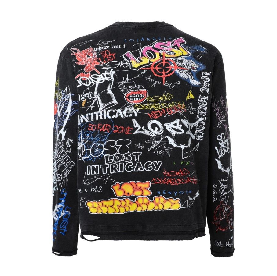 LOST INTRICACY Lost Intricacy 'Still looking' Black LS Tee Size US L / EU 52-54 / 3 - 1 Preview