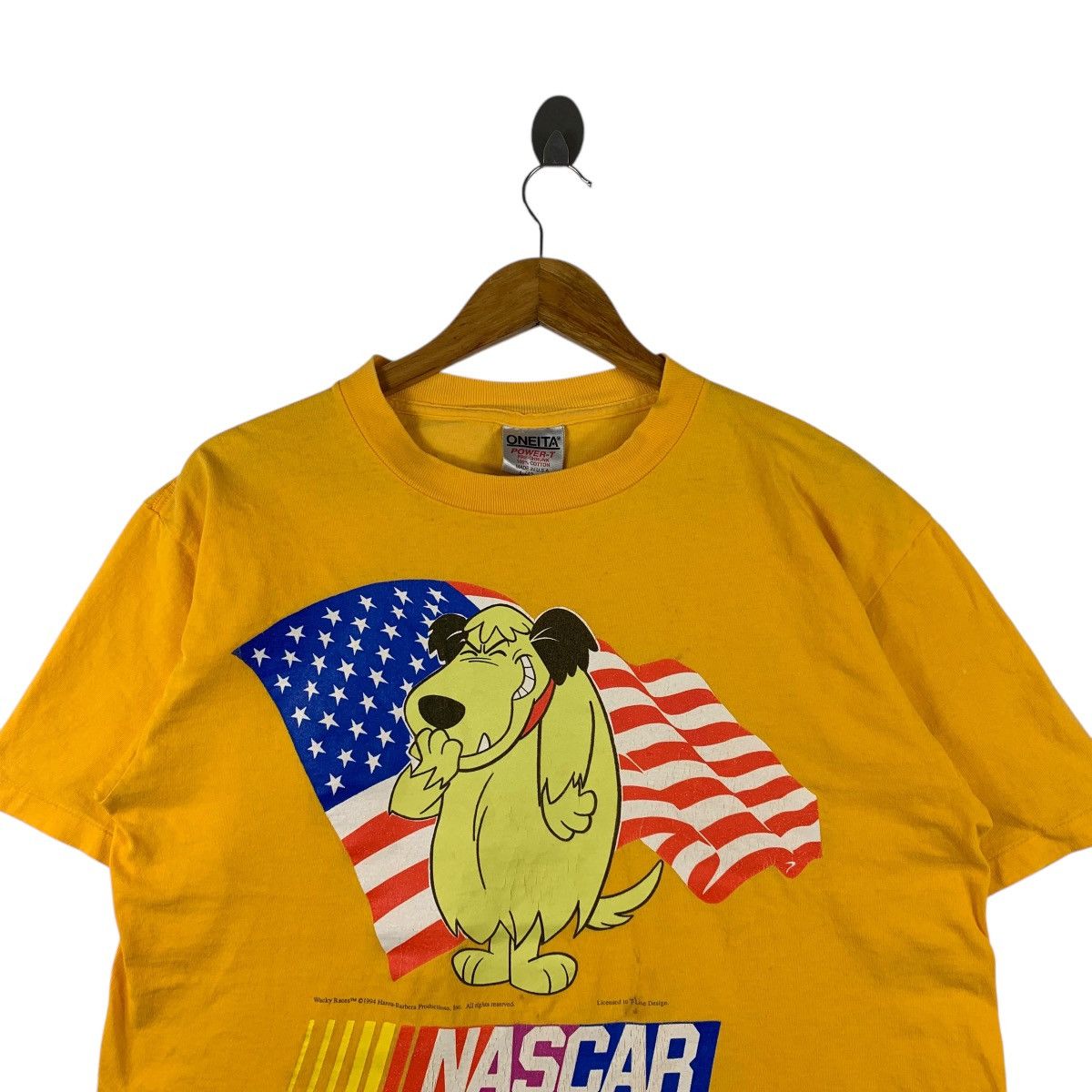 Vintage Vintage HANNA BARBERA Nascar Warner Bros Cartoon Big T-Shirt Size US L / EU 52-54 / 3 - 2 Thumbnail