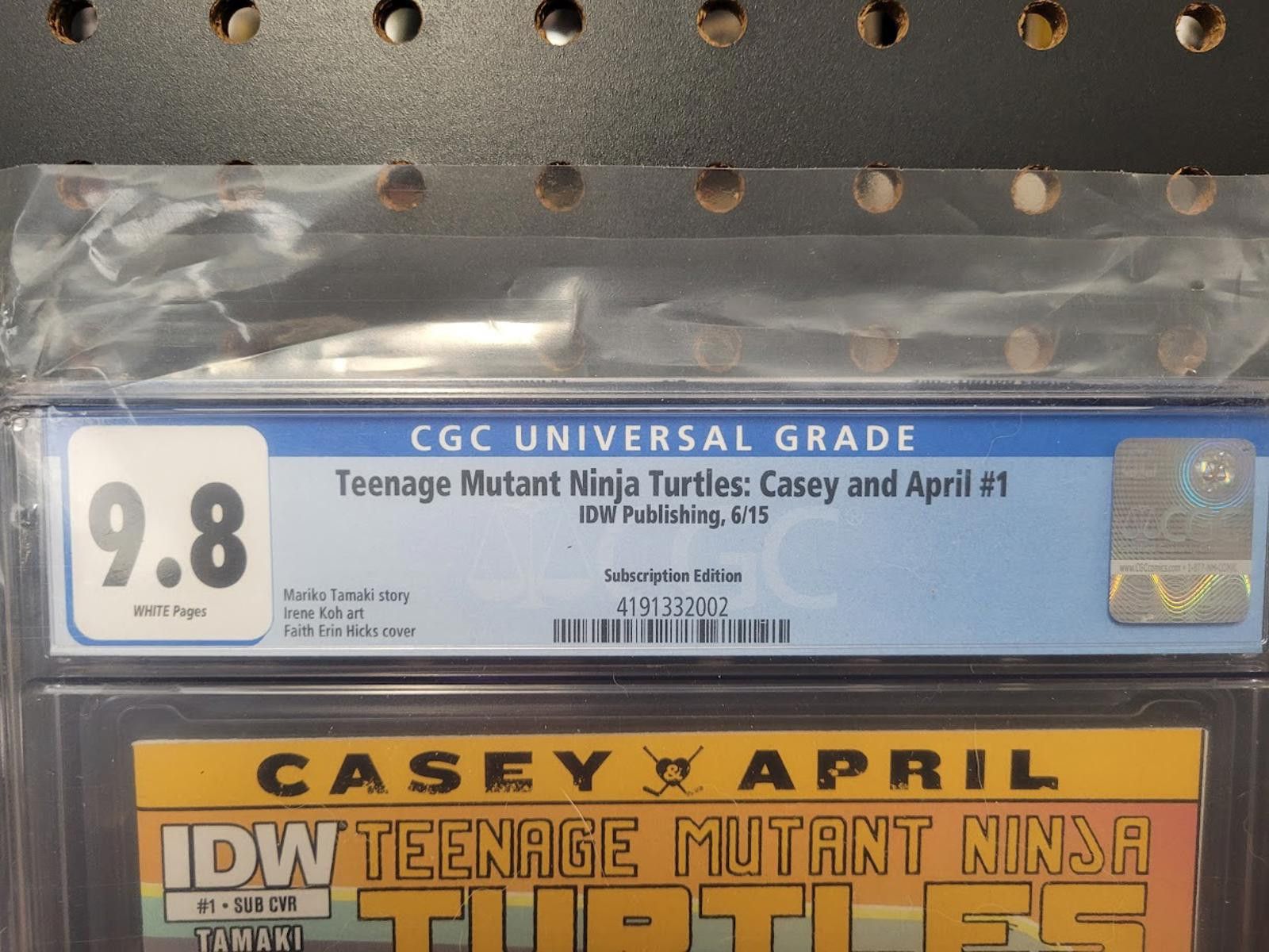 Other Teenage Mutant Ninja Turtles: Casey and April #1 CGC 9.8 Size ONE SIZE - 2 Thumbnail