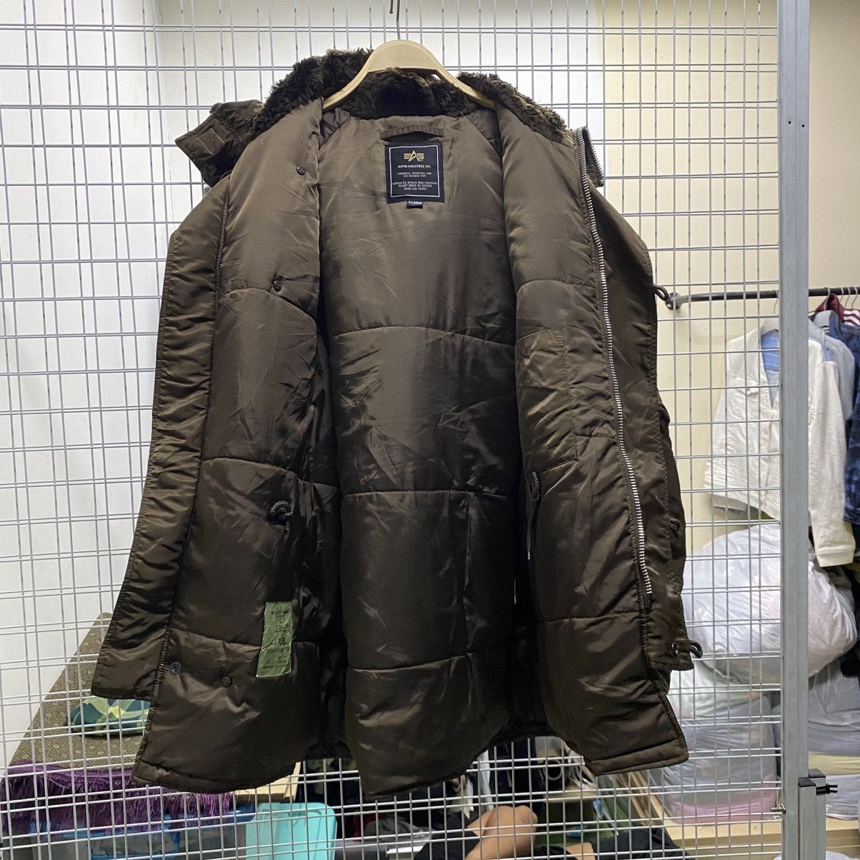 Alpha Industries × Vintage VINTAGE‼️Alpha Industries Parka Extreme Cold Weather N-3B (N) Size US XL / EU 56 / 4 - 3 Thumbnail
