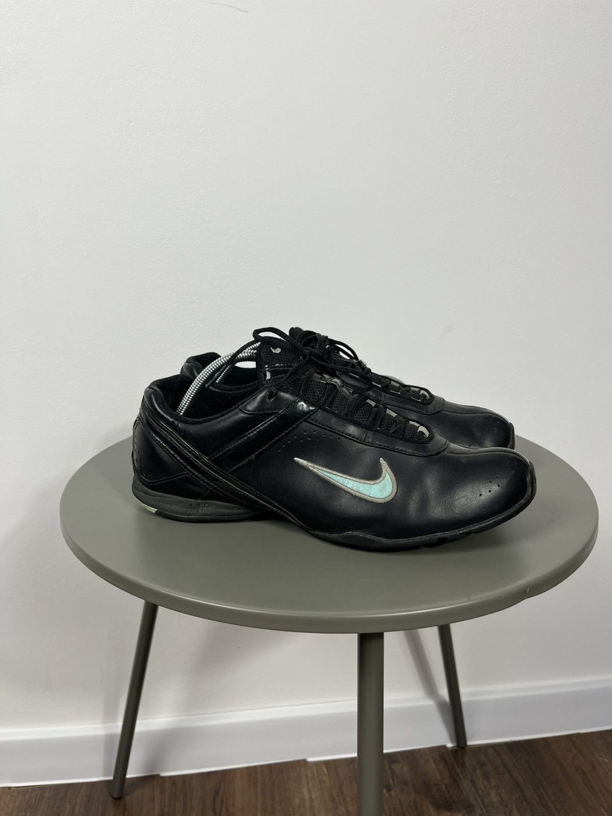 Nike Vintage Nike Air Black Leather Sneakers Women’s US 8.5 Size US 8.5 / IT 38.5 - 1 Thumbnail