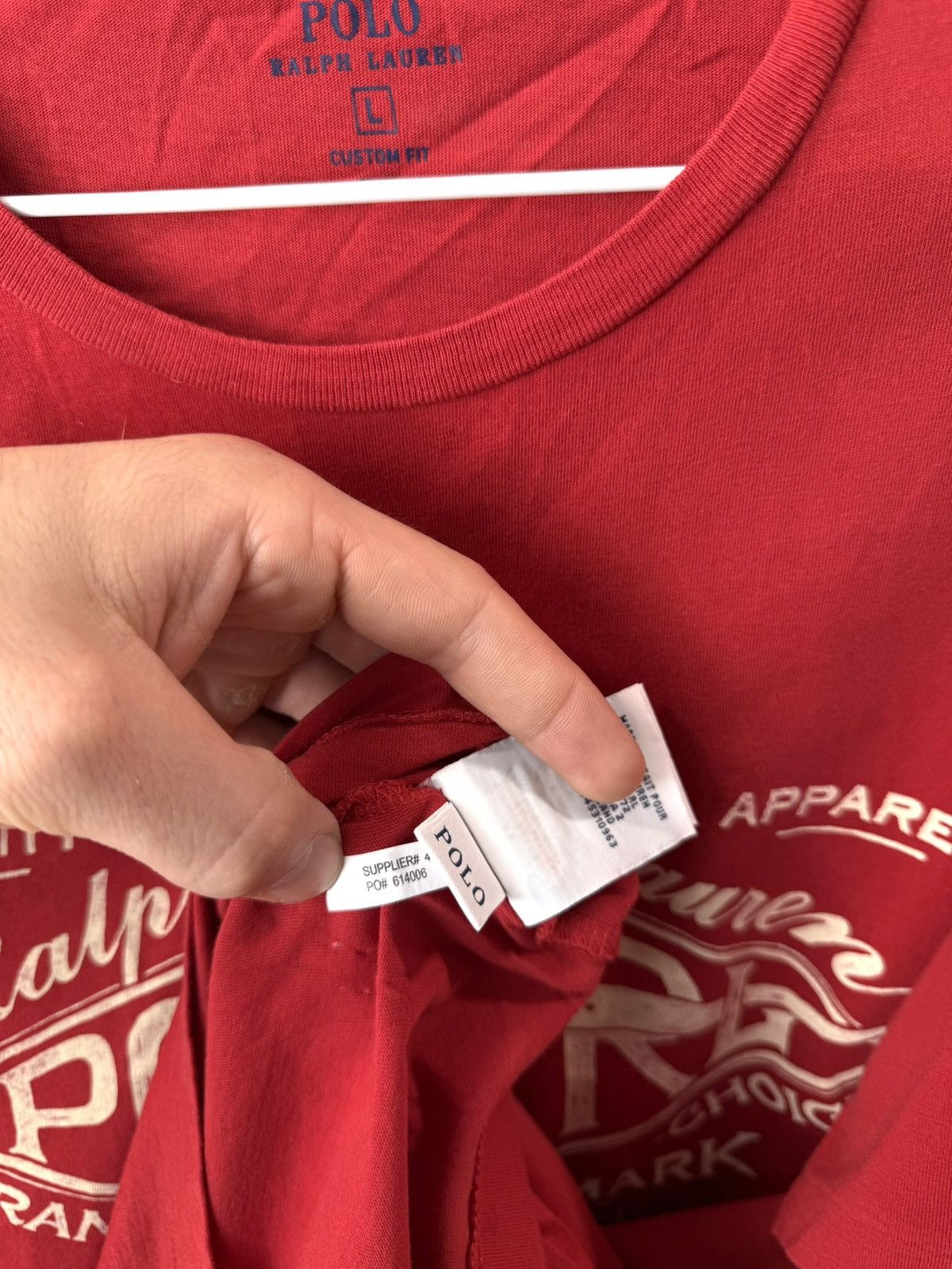Polo Ralph Lauren Vintage Style Polo Ralph Lauren T Shirt RRL Size US L / EU 52-54 / 3 - 4 Thumbnail