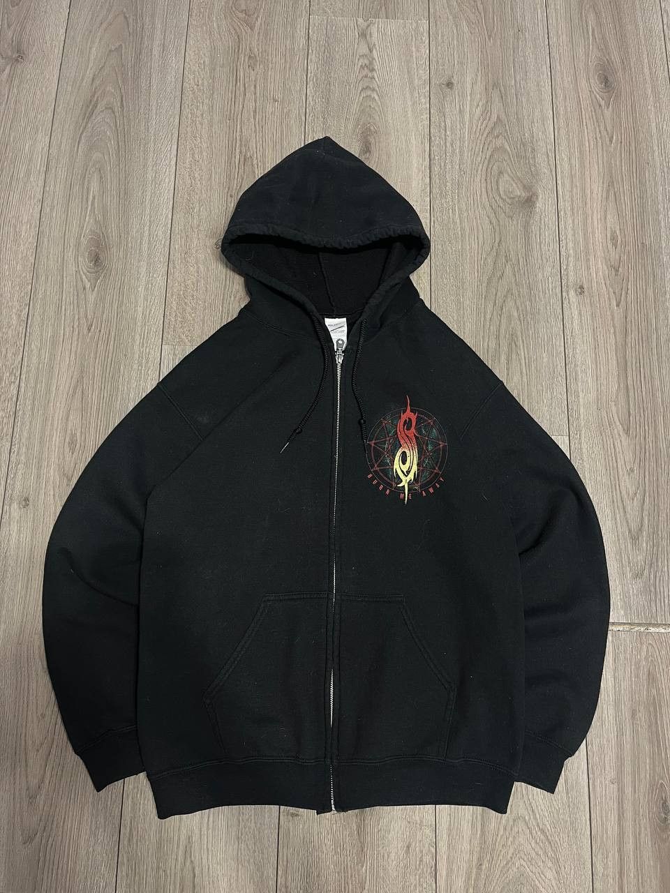 Gildan Slipknot Zip_hoodie Mens Size M Big Logo Size US M / EU 48-50 / 2 - 3 Thumbnail