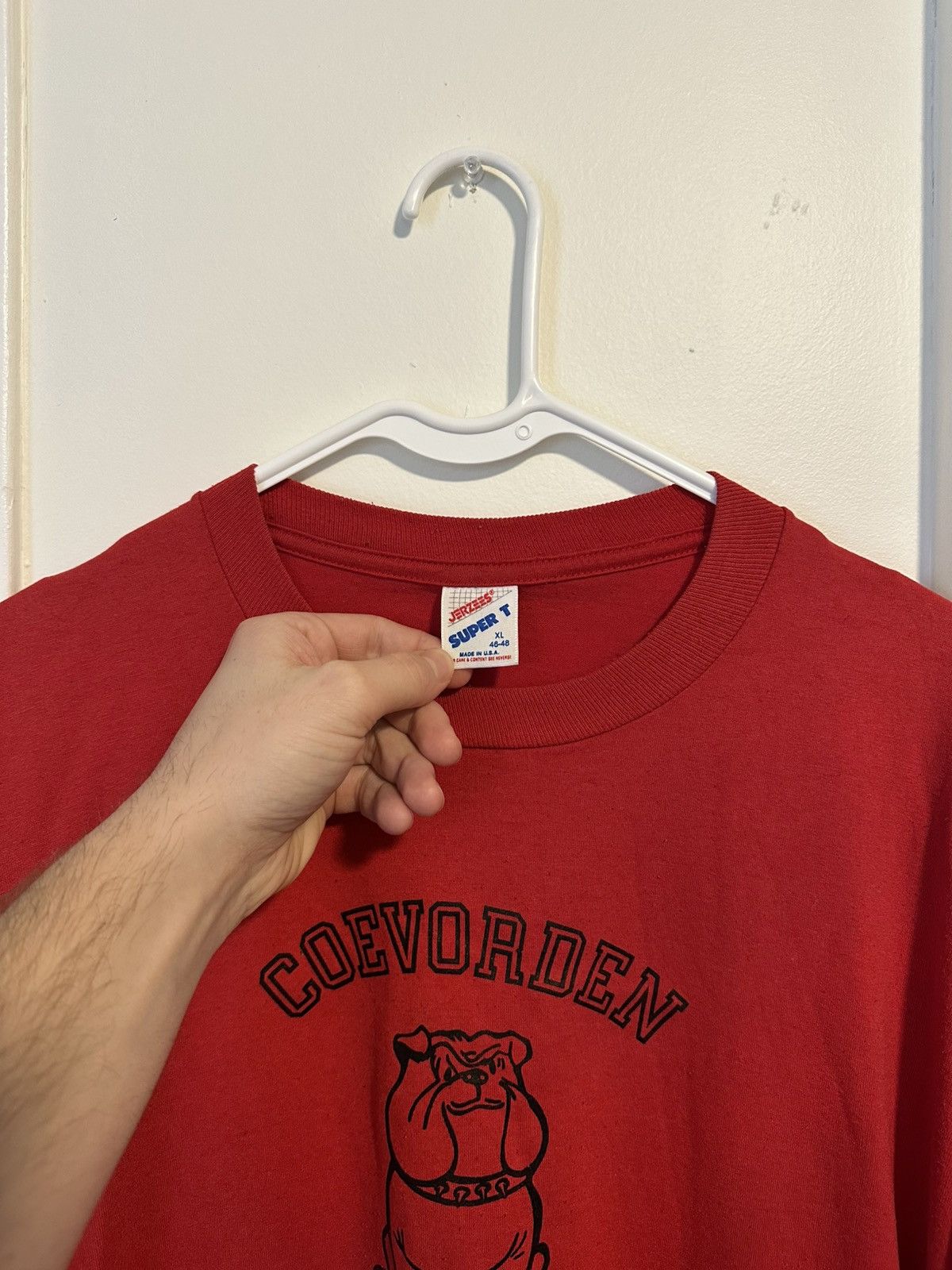 Jerzees 90’s Coevorden American School Tee Size US XL / EU 56 / 4 - 2 Thumbnail