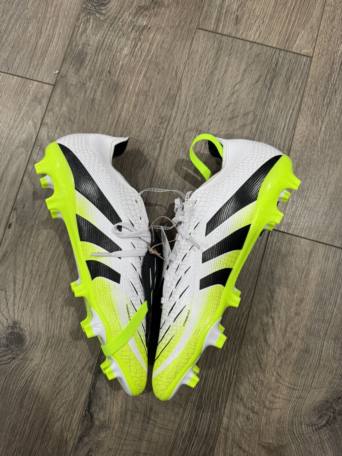 Adidas Adidas Predator League FT FG Cloud White Lucid Lemon Sz 9.5M Size US 9.5 / EU 42-43 - 2 Thumbnail
