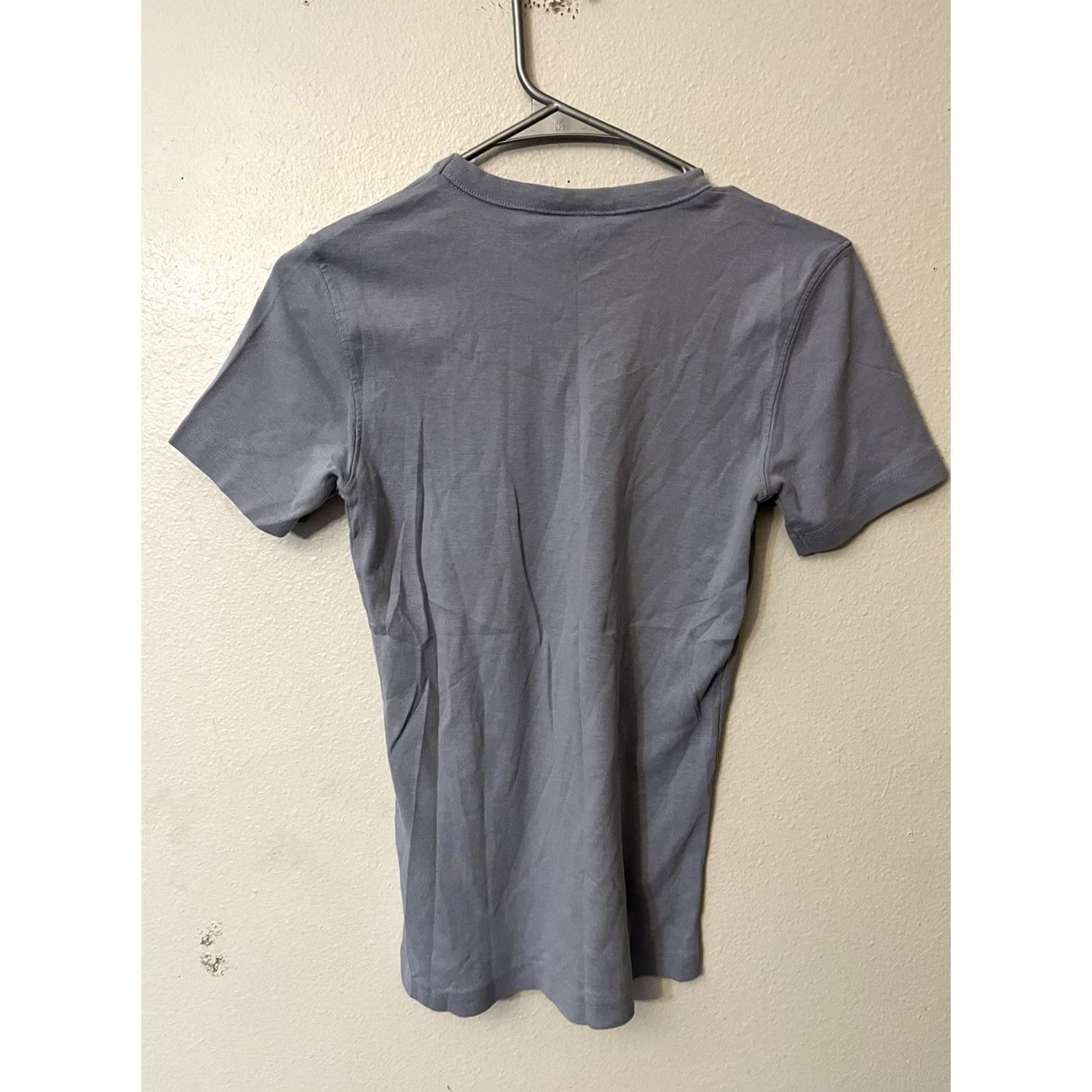 H&M H&M LOGG Goods Womens Blue Short Sleeve Crew Neck T Shirt Casual Size S Size S / US 4 / IT 40 - 3 Thumbnail