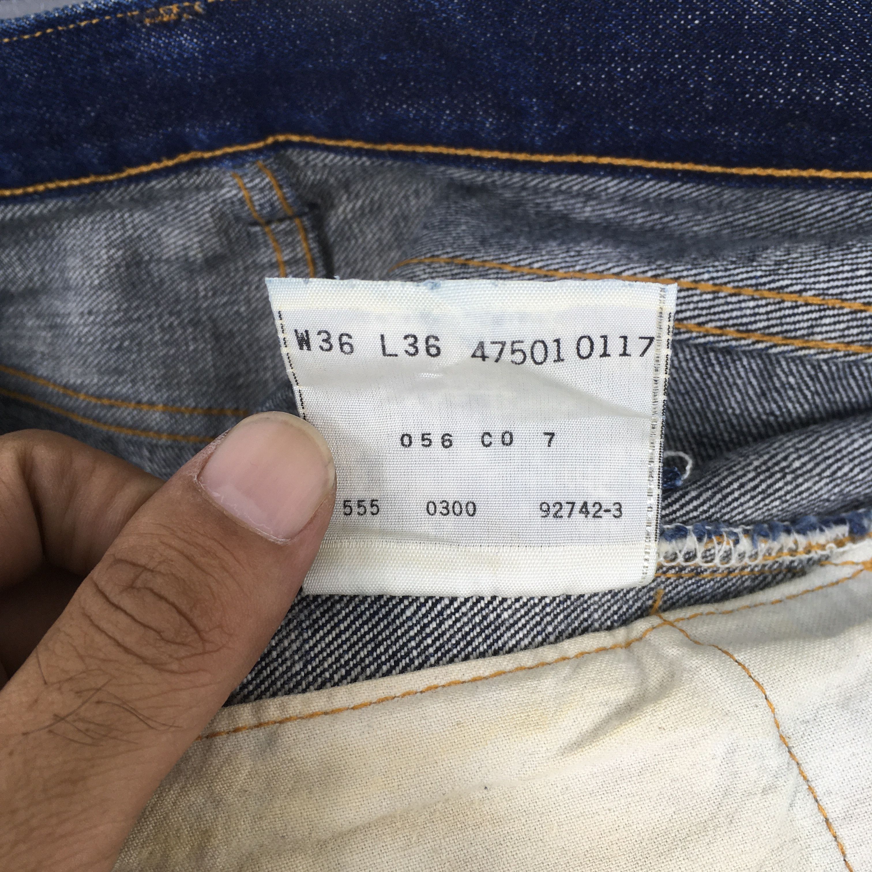 Levi's ize 34x29.5 Vintage 90s Levi's 501XX Big E Jeans S1352 Size US 34 / EU 50 - 13 Thumbnail