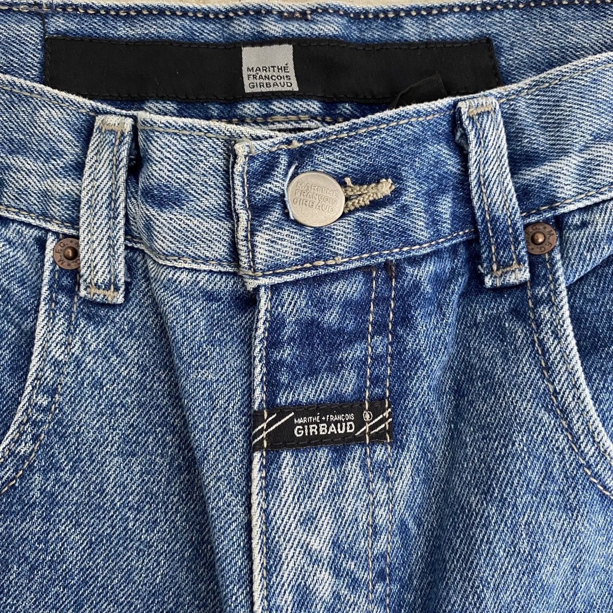 Marithe + Francois Girbaud 2000’s MFG Stonewashed Blue Baggy Denim Wide Vintage Jeans Size US 32 / EU 48 - 6 Thumbnail
