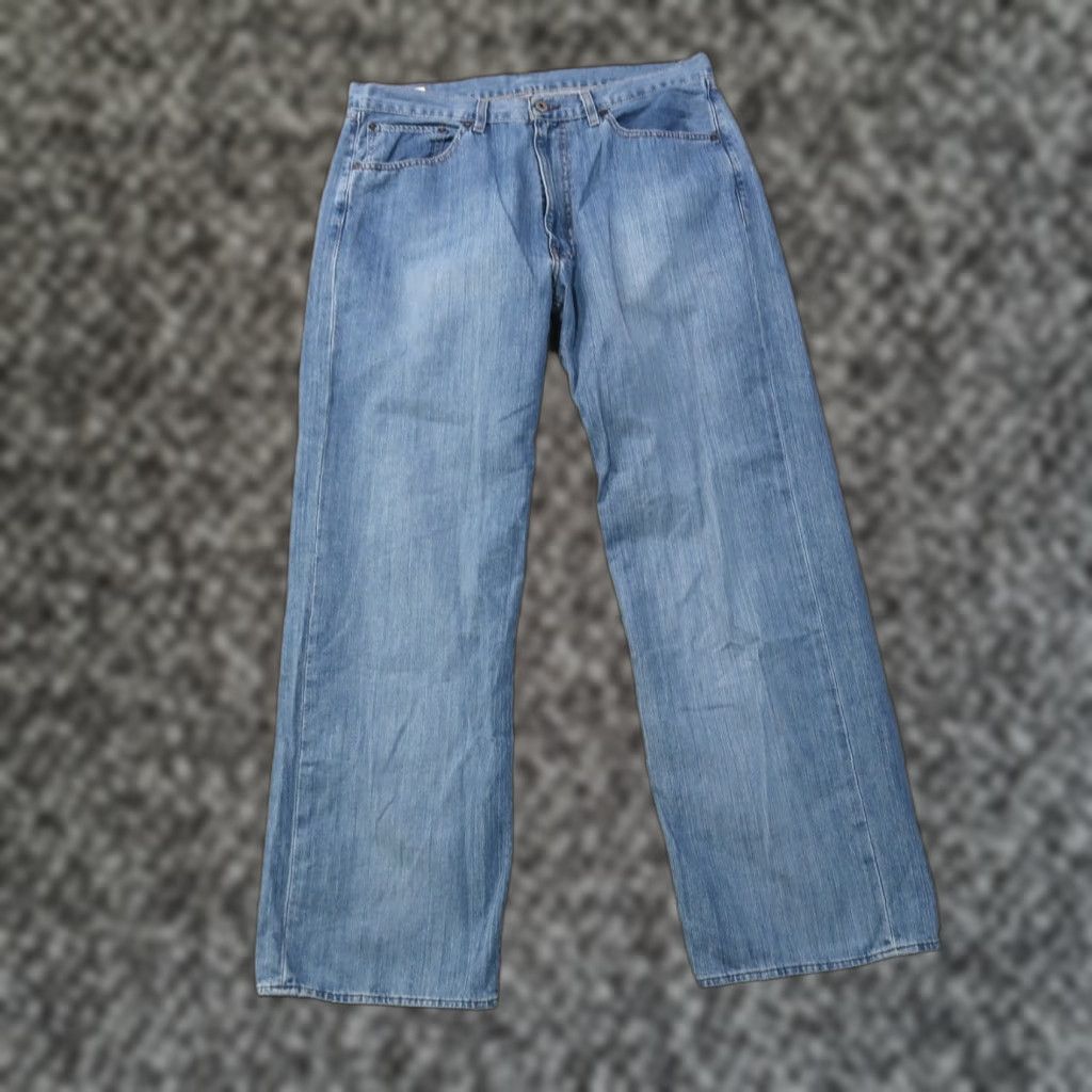 Polo Ralph Lauren Polo Ralph Lauren Jeans Thompson Mens 38x34 Blue Denim Baggy Loose Fit Size US M / EU 48-50 / 2 - 1 Thumbnail