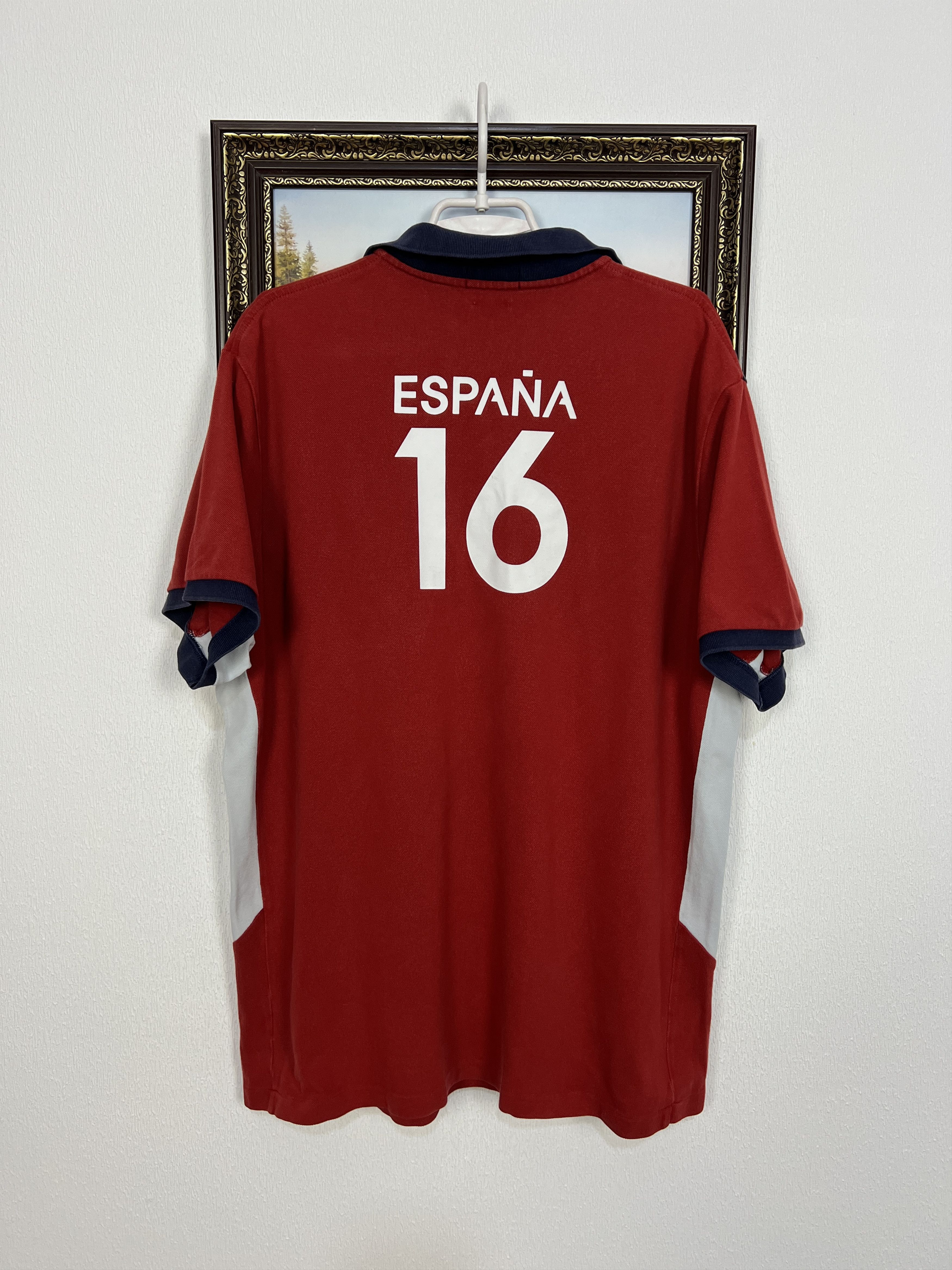Polo Ralph Lauren Spain Espana Big Pony Rare Chief Keef Blue Shirt Jersey Size US XXL / EU 58 / 5 - 7 Thumbnail