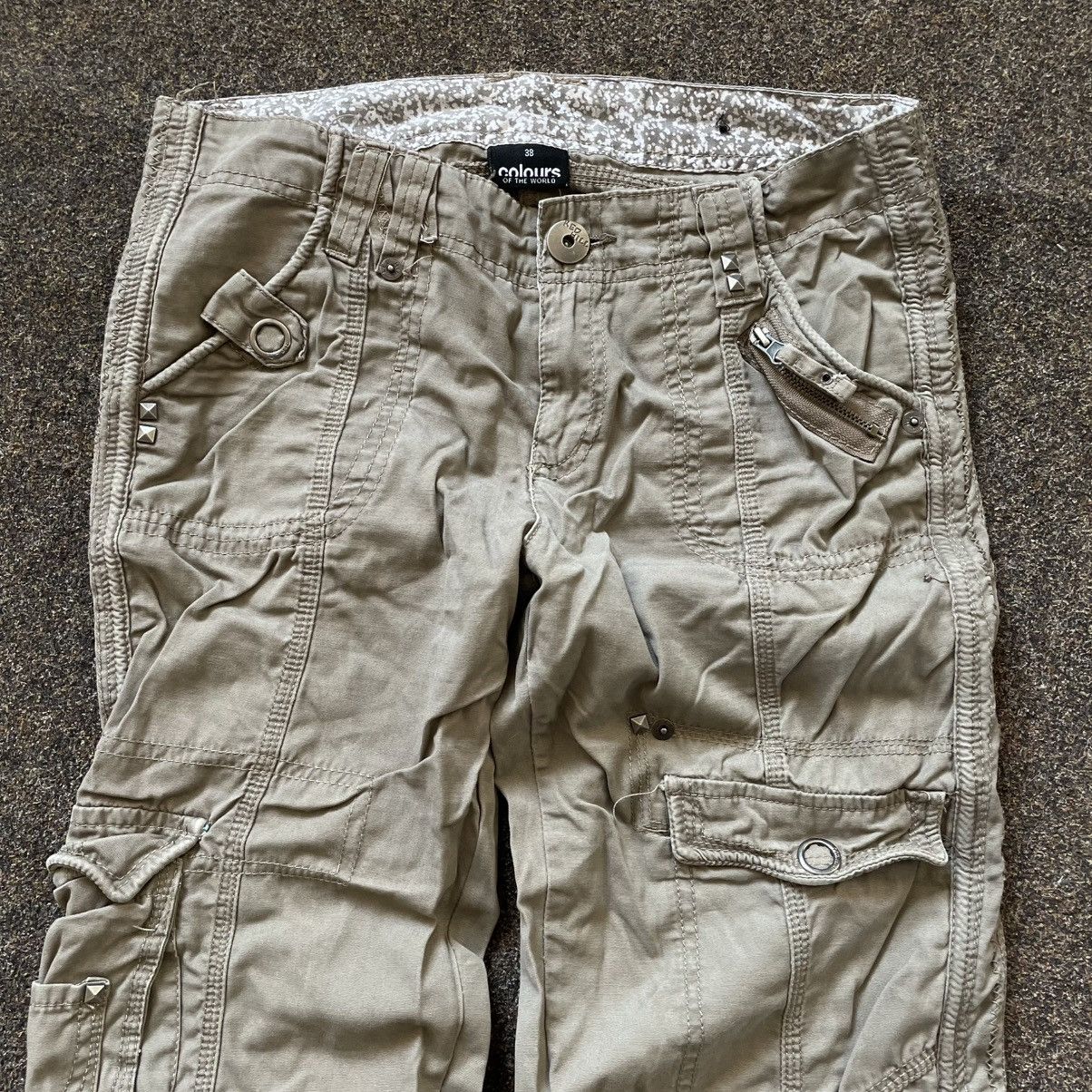 Vintage Vintage Y2K Baggy Cargo Pants Distressed Skate Logo 38 Size 38" / US 16 / IT 52 - 4 Thumbnail