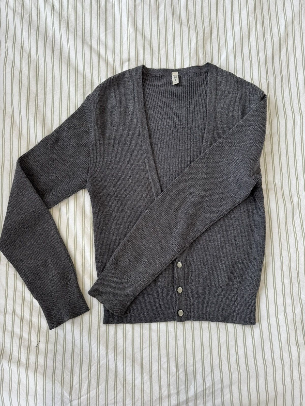 Miu Miu Miu Miu Men’s Grey Cardigan Size US M / EU 48-50 / 2 - 5 Thumbnail