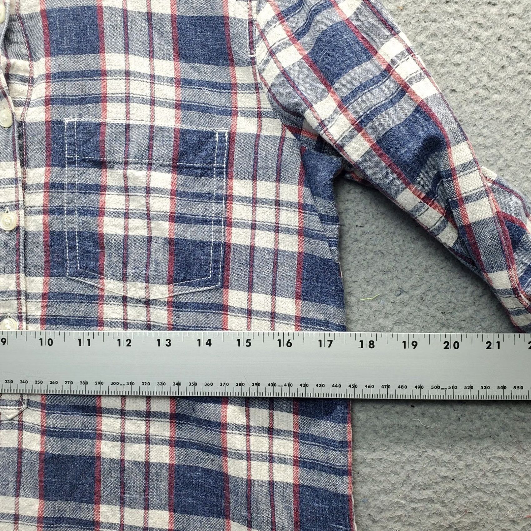 J.Crew J.CREW Popover Shirt Womens 2XS Multi Plaid Long Sleeve Button-Up Casual Shirt Small Womens Size 2XS Multicolor Plaid Pocket Collar Size XXS / US 00 / IT 34 - 4 Thumbnail