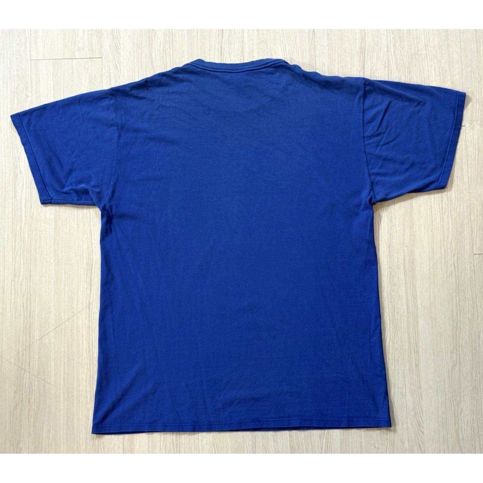 Velva Sheen VINTAGE URI Rams Taz Shirt XL Blue 90s Looney Tunes University USA SVG Velva Sheen Mens Shirt Size US XL / EU 56 / 4 - 2 Thumbnail