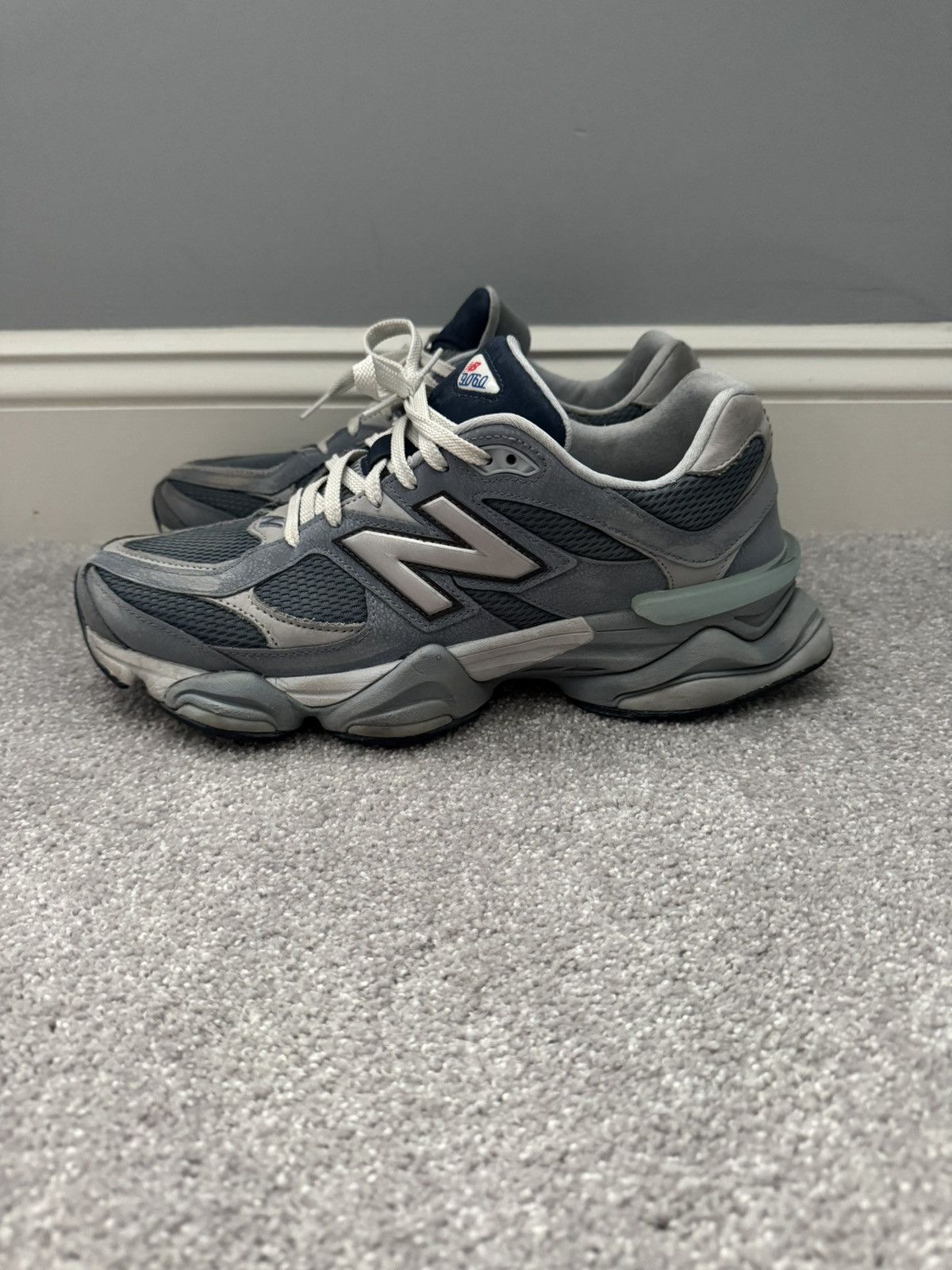 New Balance New Balance 9060 Blue/Grey Size US 12 / EU 45 - 1 Thumbnail