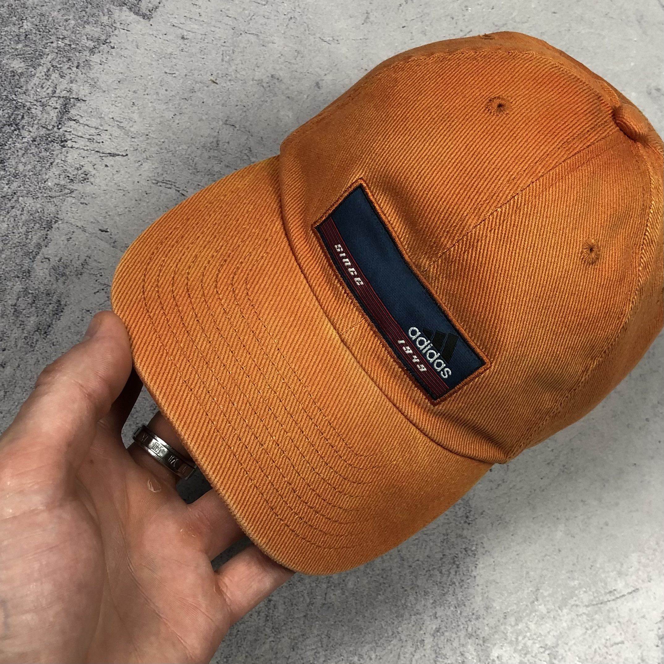 Adidas Vintage 2000 Adidas Taiwan Faded Cap Size ONE SIZE - 3 Thumbnail