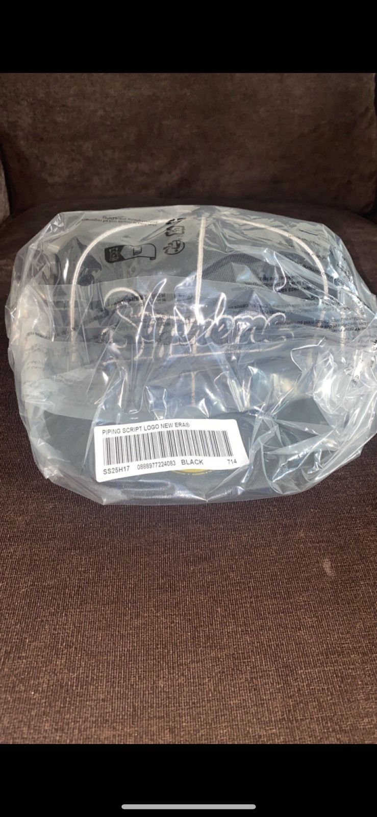 New Era × Supreme Supreme piping script logo new era Size ONE SIZE - 1 Thumbnail