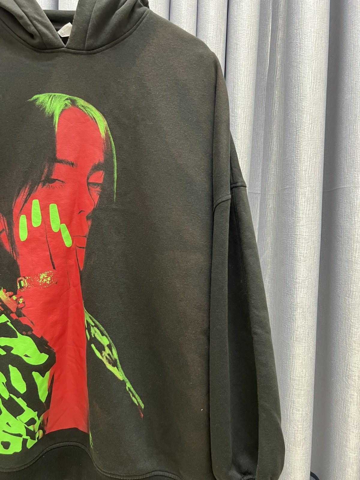 Billie Eilish Thrashed Faded Billie Eilish Baggy Oversized Hoodie Size US L / EU 52-54 / 3 - 3 Thumbnail