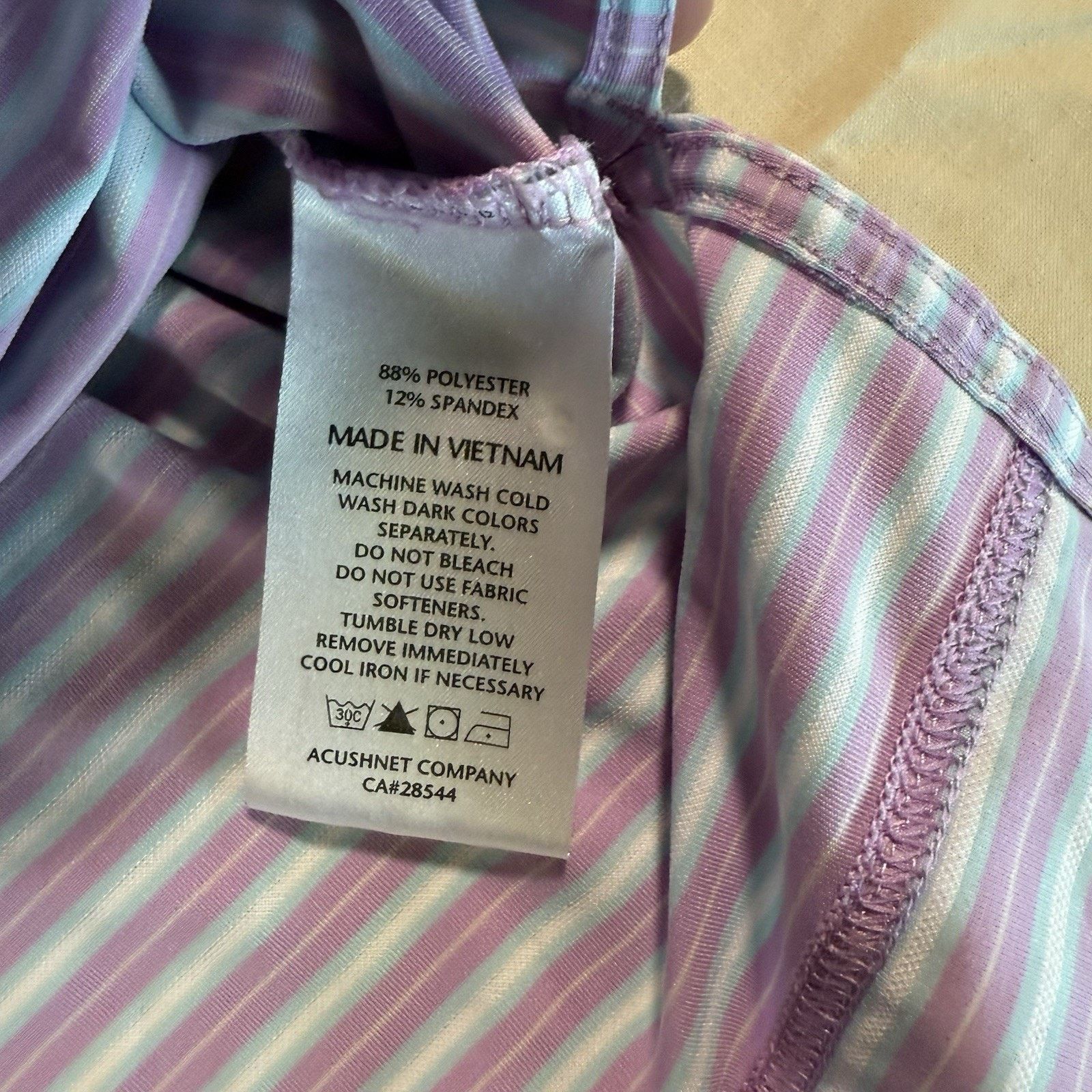Footjoy FootJoy FJ Polo Short Sleeve Men's Size 2 XL Stripped Pink Size US XL / EU 56 / 4 - 4 Thumbnail