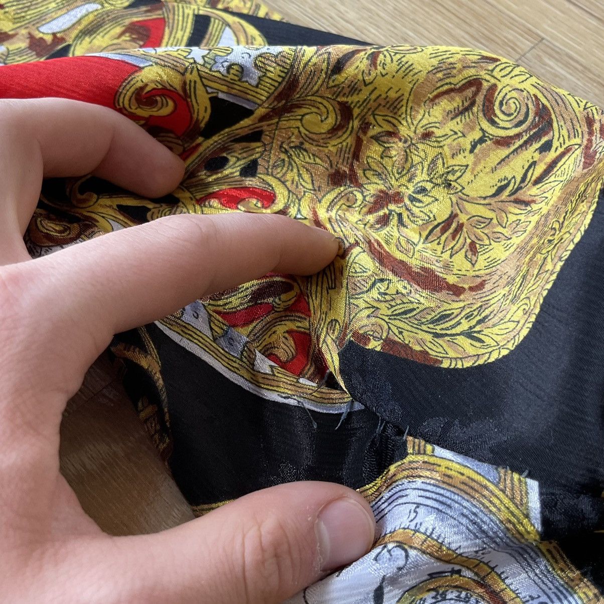 Vintage Vintage 80s Clock Pattern Zip Up Jacket Versace Style Size US M / EU 48-50 / 2 - 9 Thumbnail