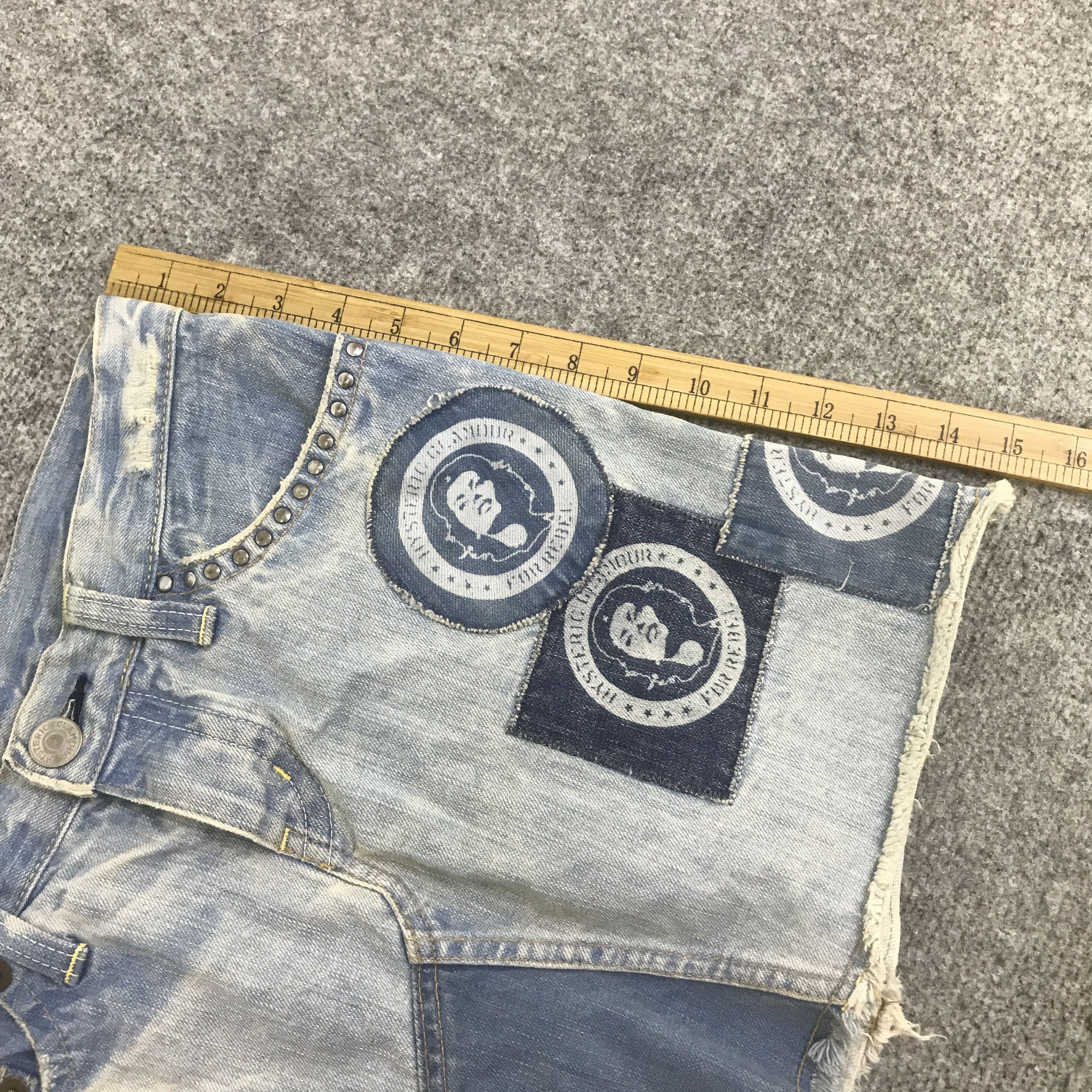 Hysteric Glamour HYSTERIC GLAMOUR DENIM JEANS MINI SKIRT K133B18 Size 28" / US 6 / IT 42 - 7 Thumbnail